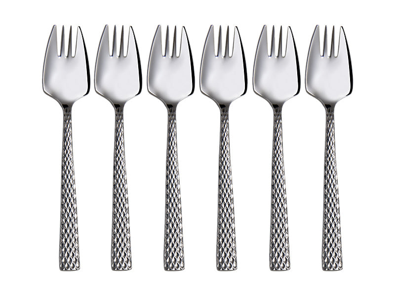 Maxwell & Williams Diamonds Buffet Fork Set Stainless Steel 6 Piece