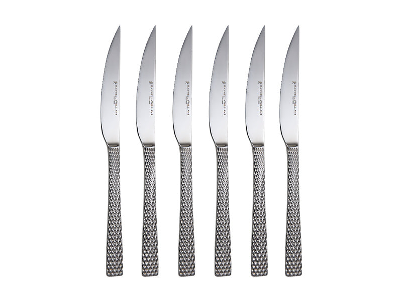 Maxwell & Williams Diamonds Steak Knife Set Stainless Steel 6 Piece