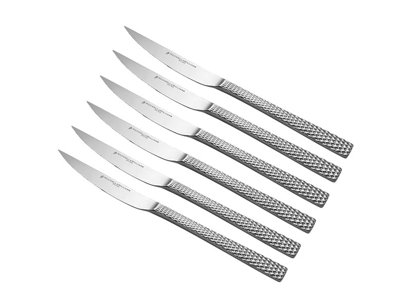 Maxwell & Williams Diamonds Steak Knife Set Stainless Steel 6 Piece