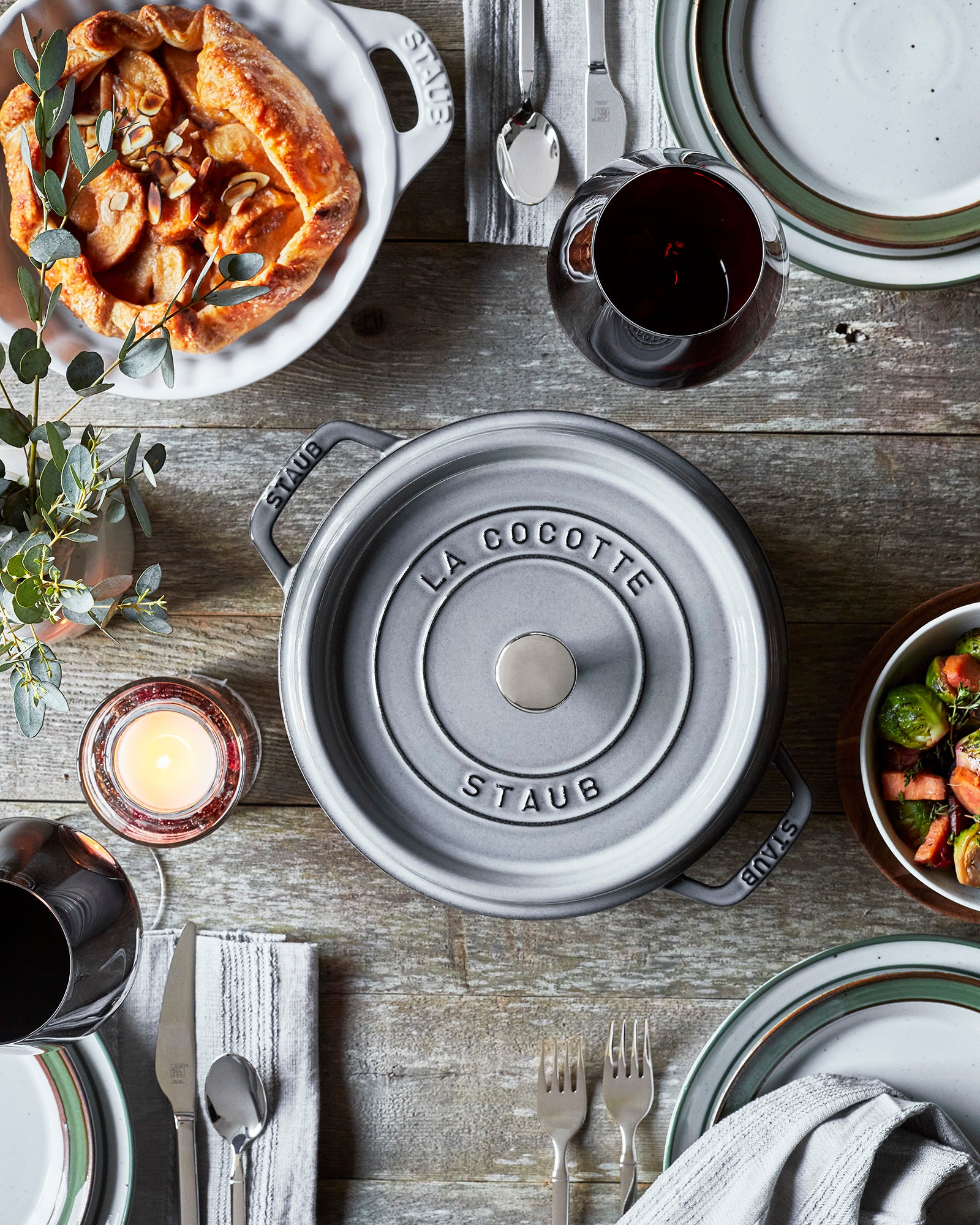 Staub Round Cocotte – 18cm Graphite