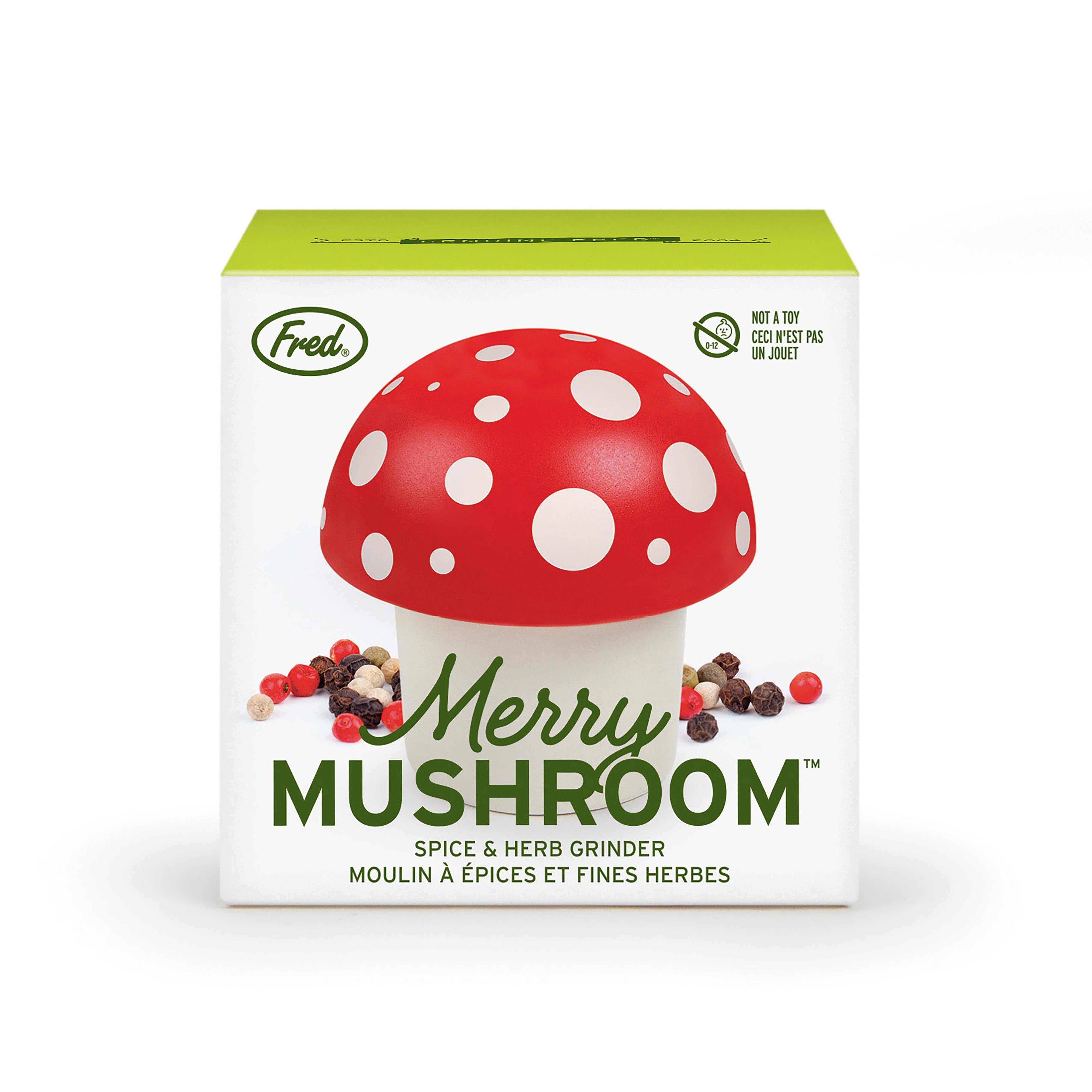 Fred Merry Mushroom Herb Grinder Multi-Coloured