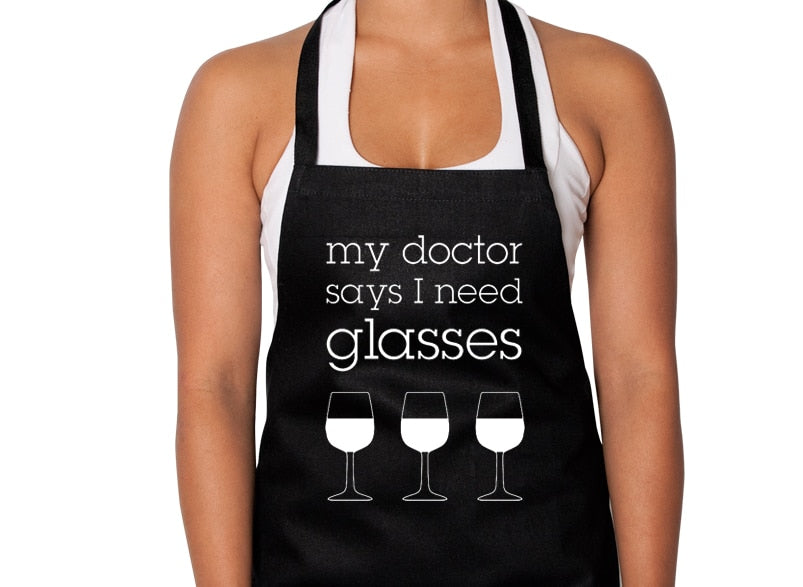 Annabel Trends Screen Print Aprons My Doc Says