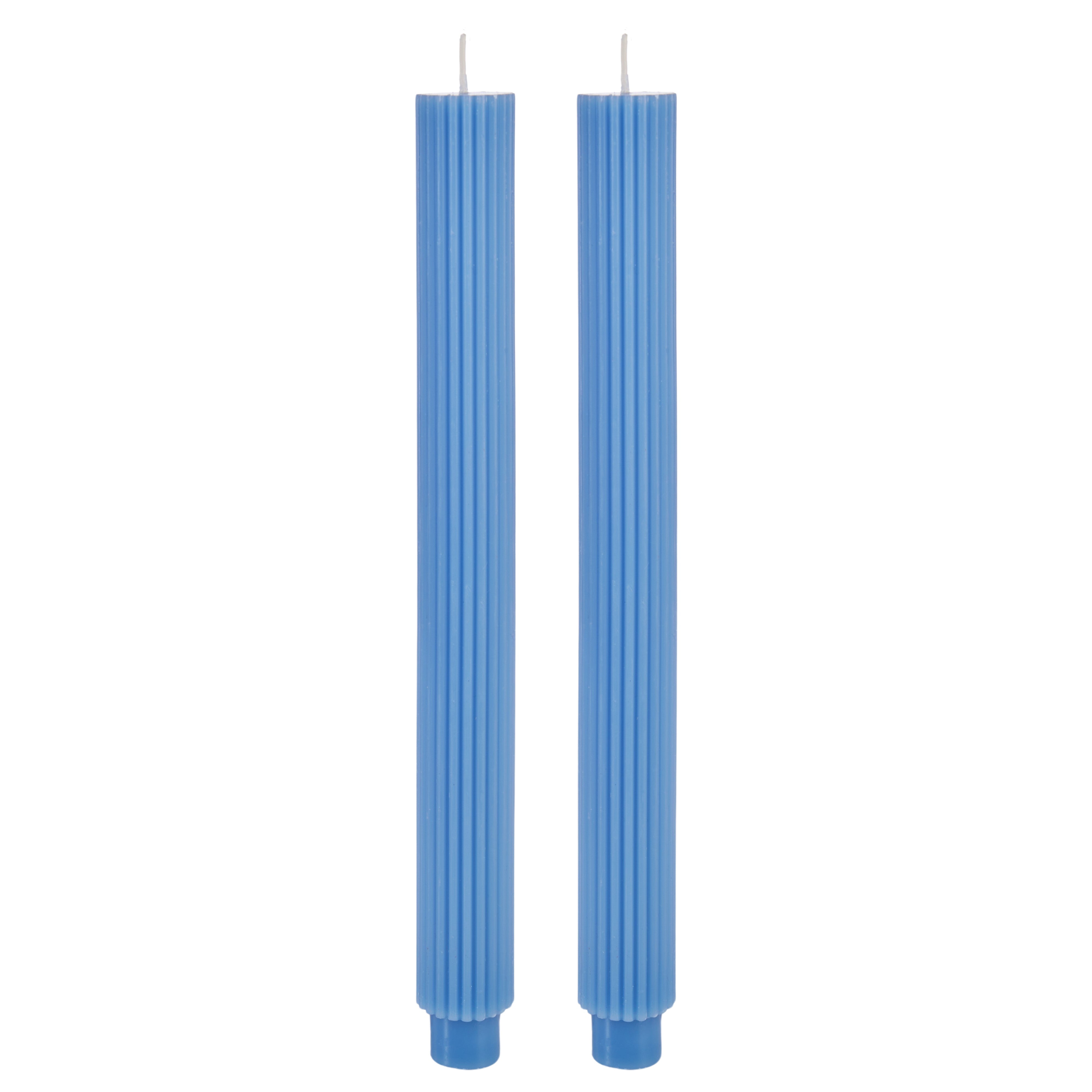 Amalfi Roma Dinner Candle 2 Piece Set Blue