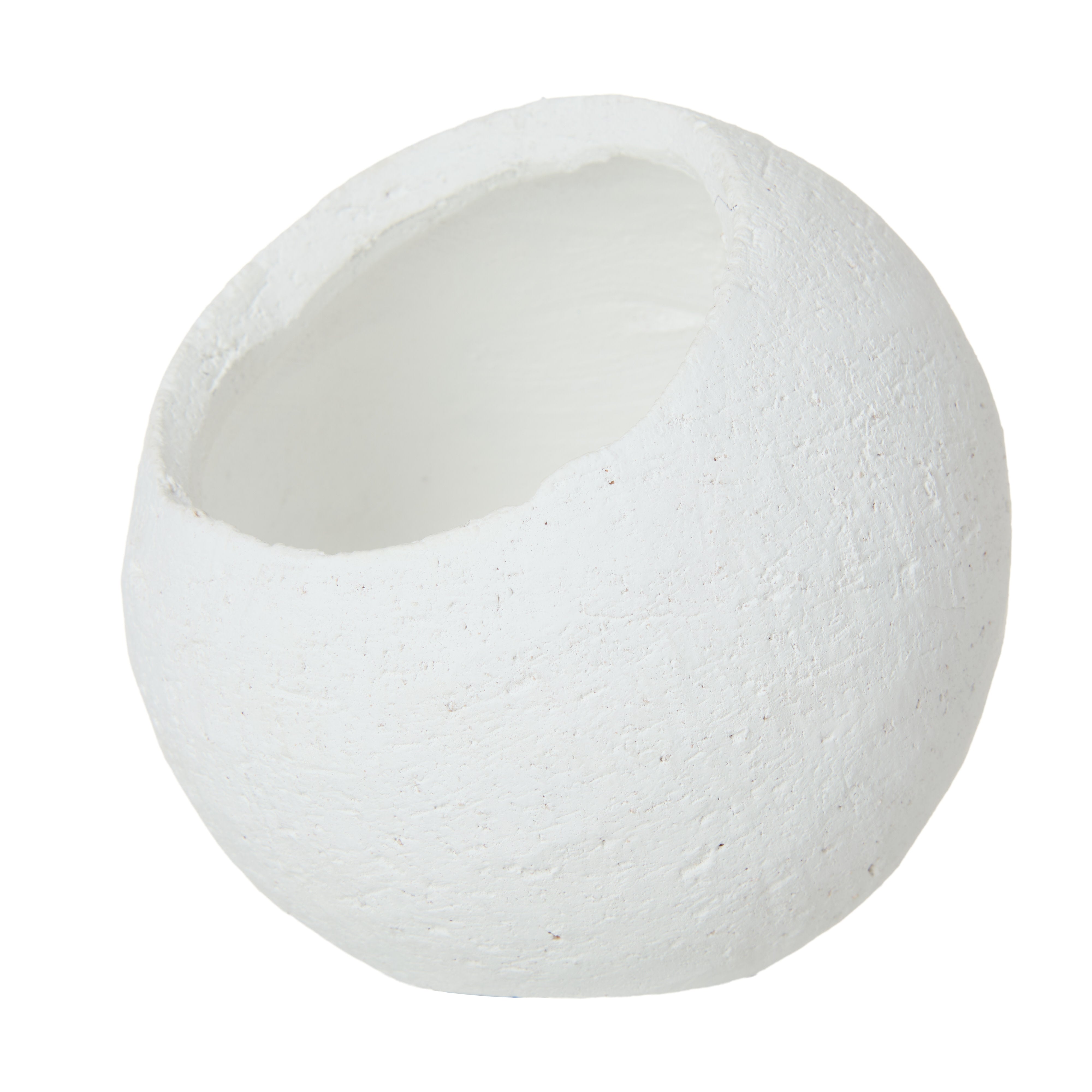 Rogue Ithaca Round Planter Small White