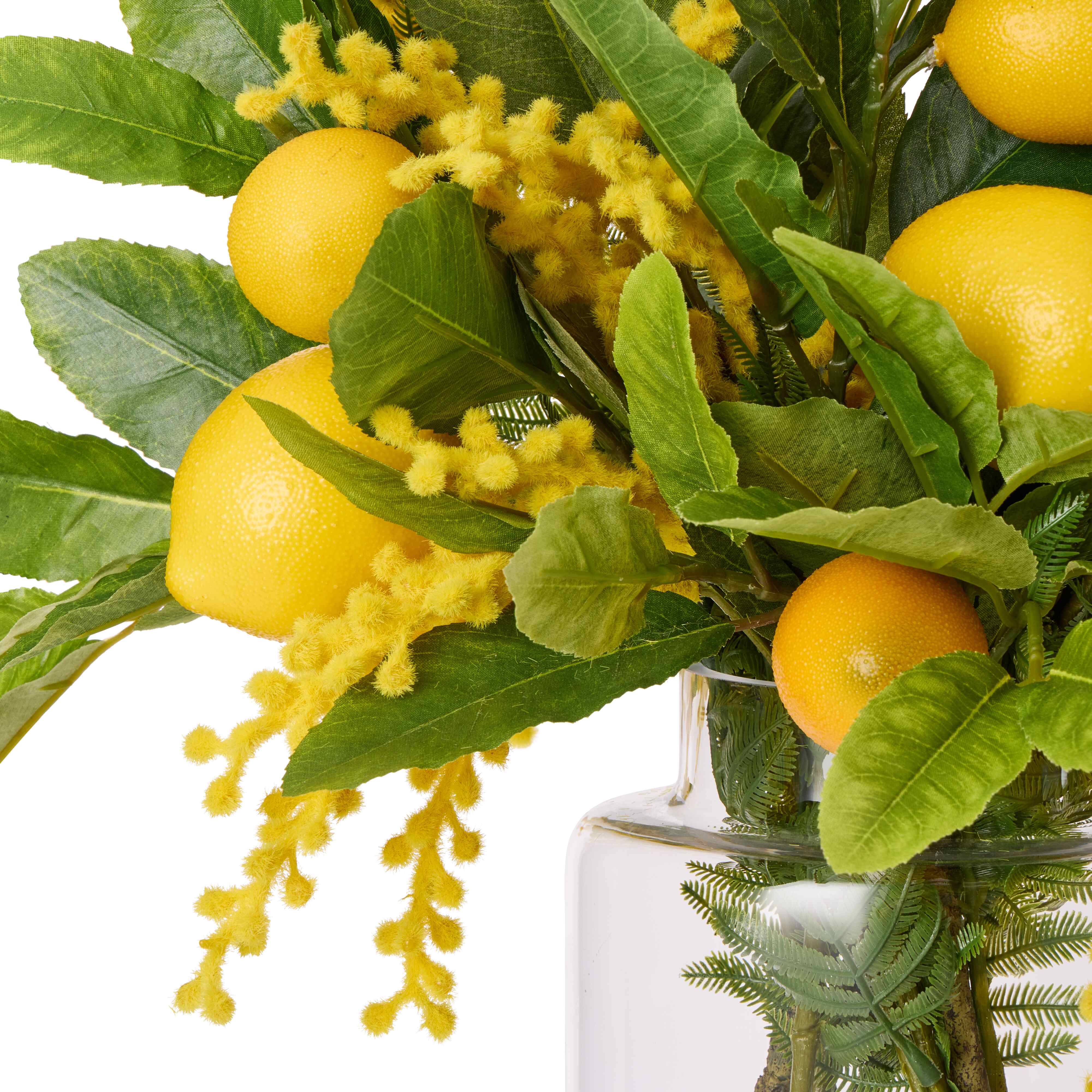 Rogue Lemon Wattle Mix - Pail Vase Yellow & Green