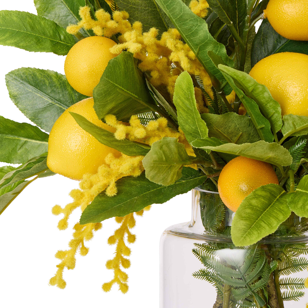 Rogue Lemon Wattle Mix - Pail Vase Yellow & Green