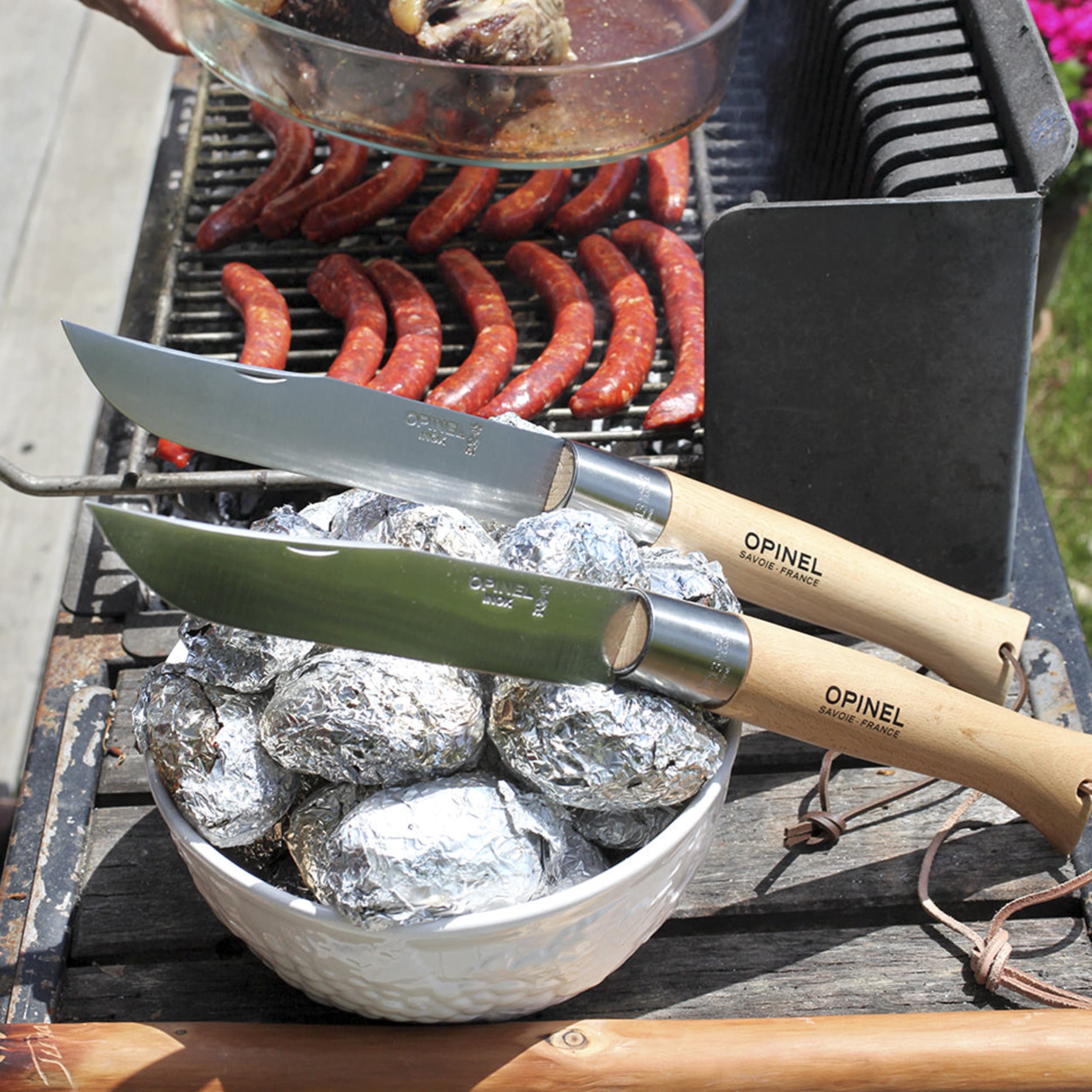 Opinel No.13 Stainless Steel Giant Folding Knife Beech