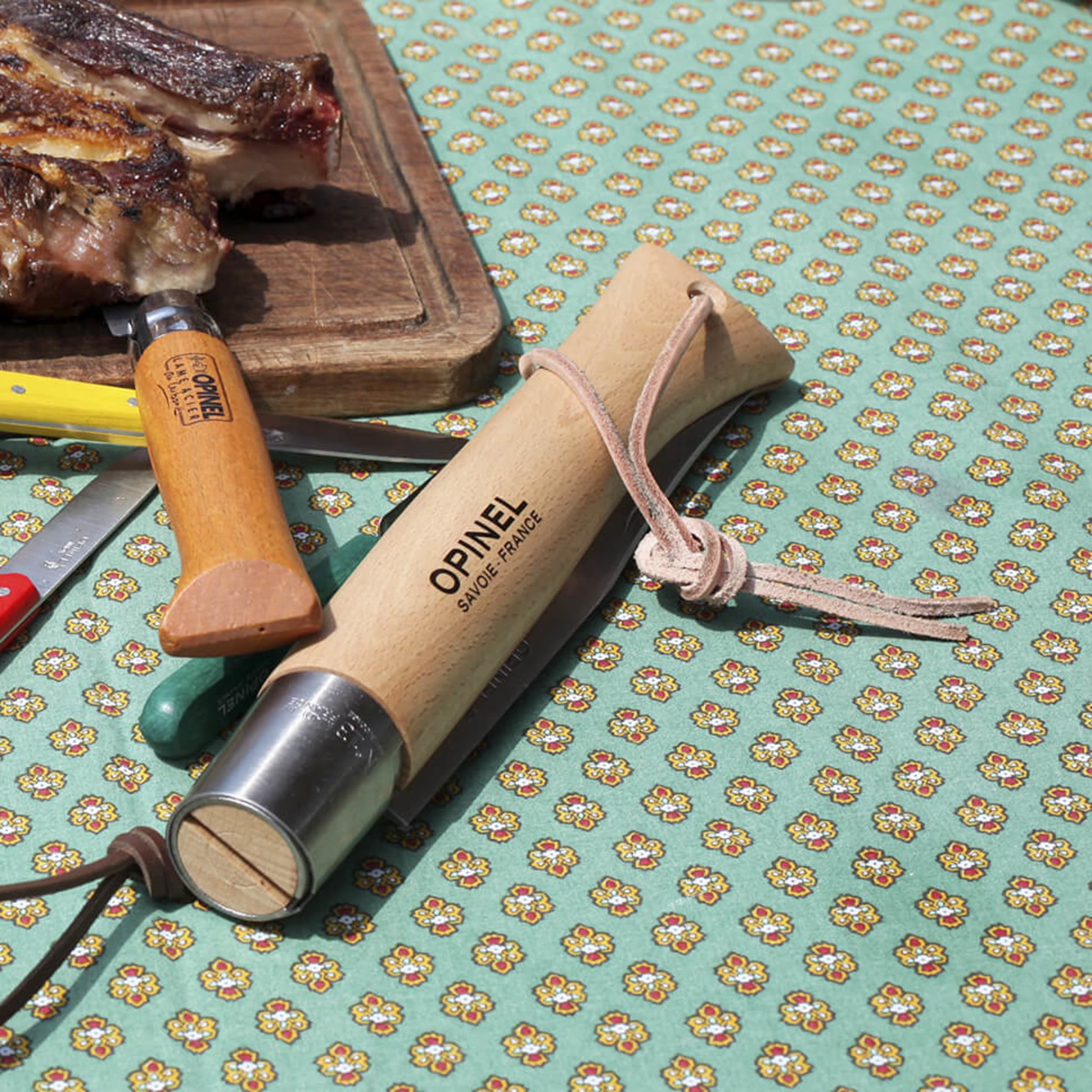 Opinel No.13 Stainless Steel Giant Folding Knife Beech
