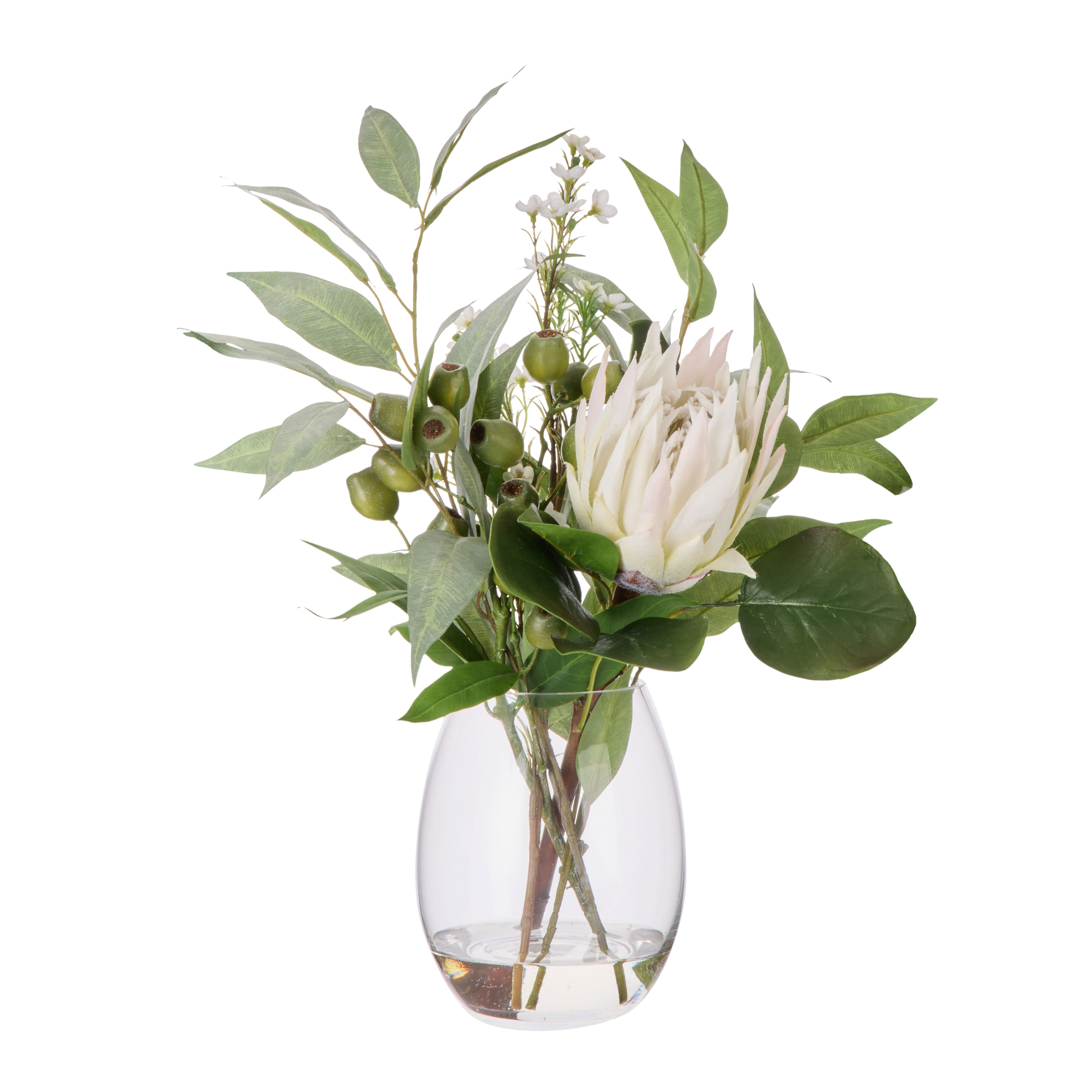 Rogue King Protea Native Mix - Claire White & Green