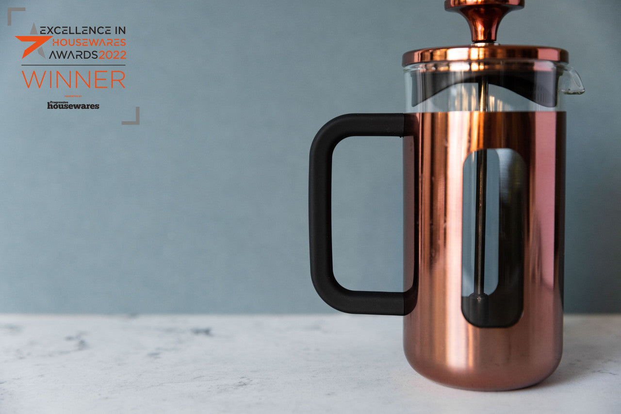 La Cafetière Pisa Stainless Steel Cafetière 8 Cup / 1L (Copper)