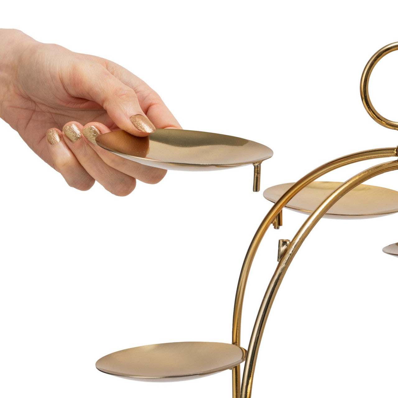 Artesà Brass Canapé Serving Tree