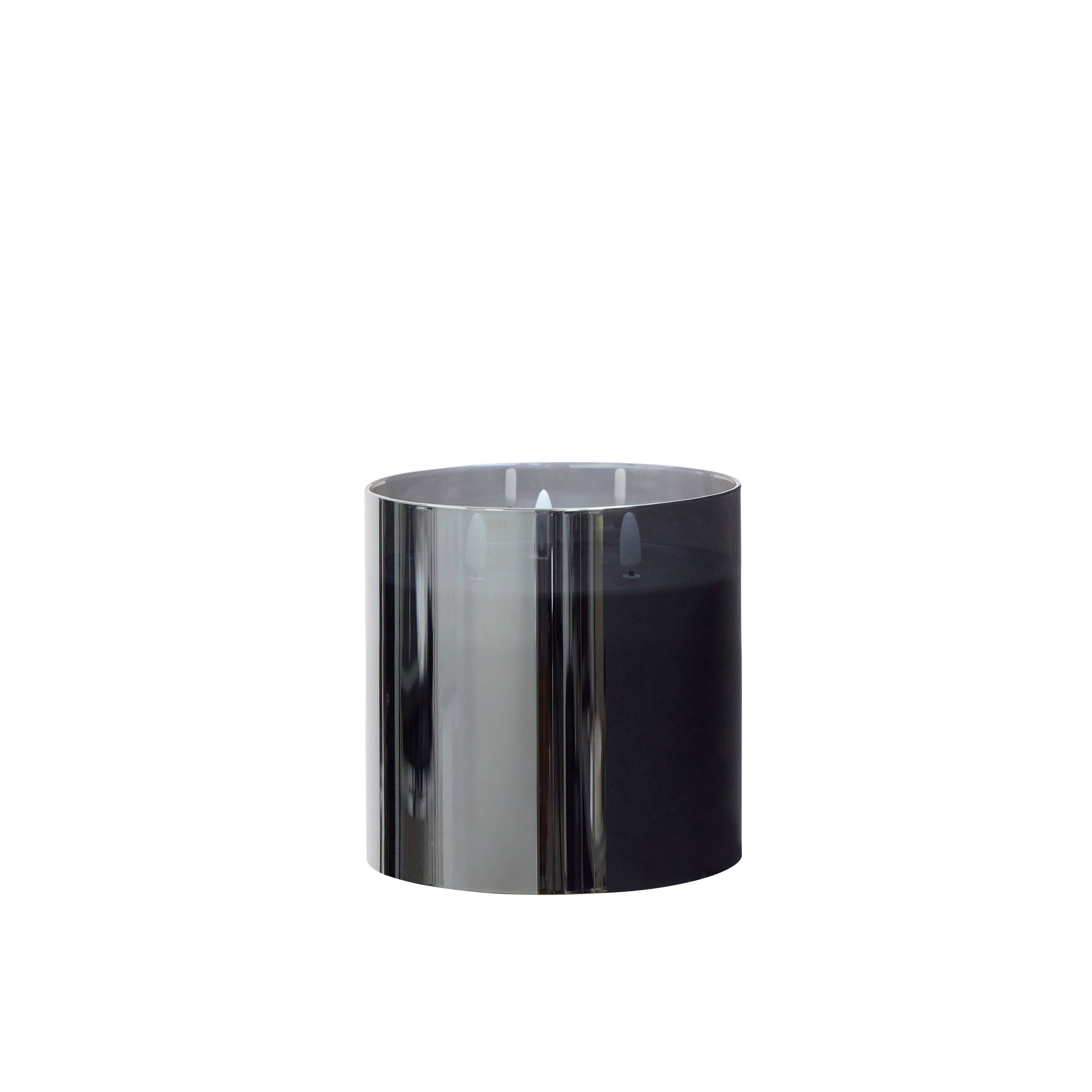 Rogue Glass Triflame Candle Black 15cm