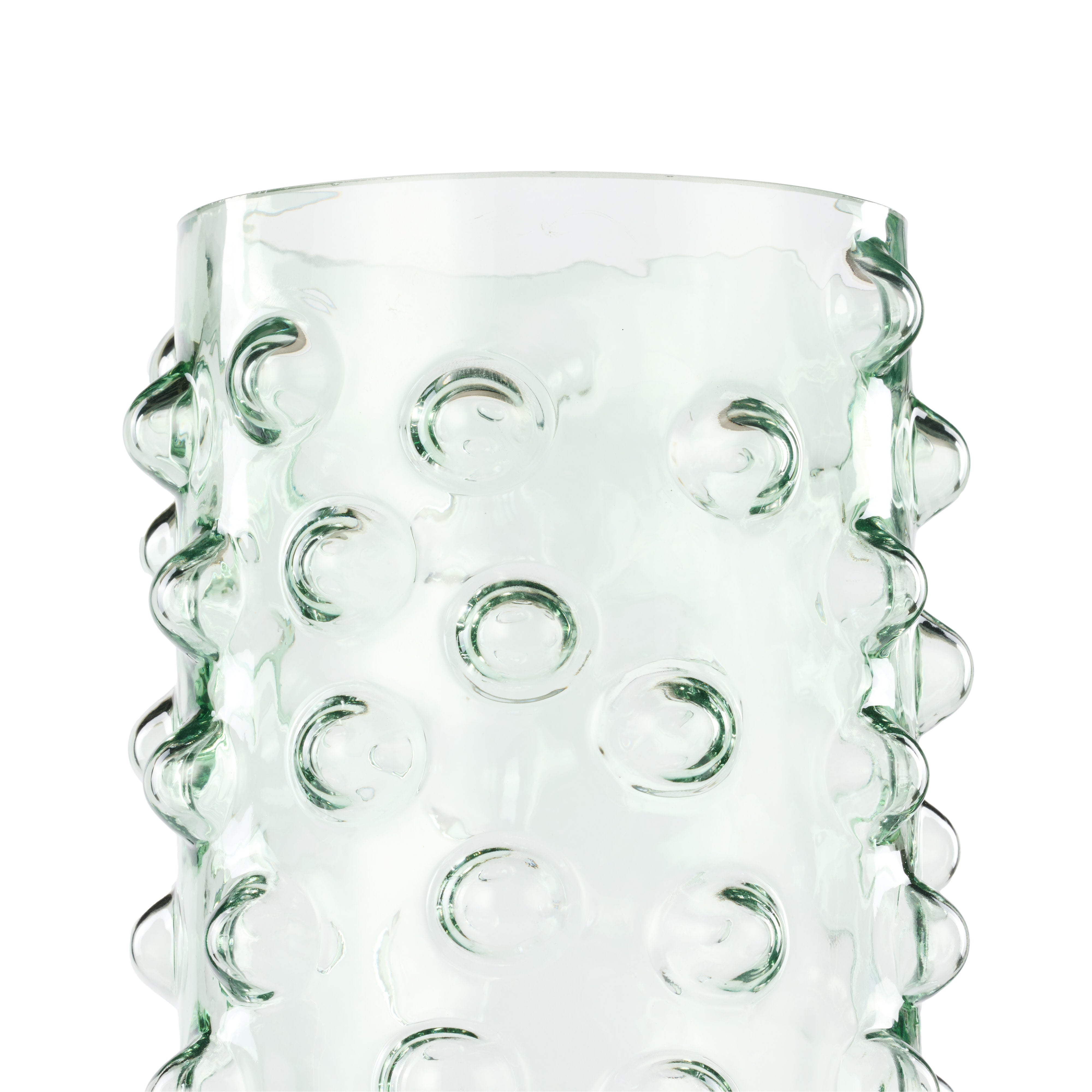 Amalfi Sissy Glass Bubble Vase Large Light Green