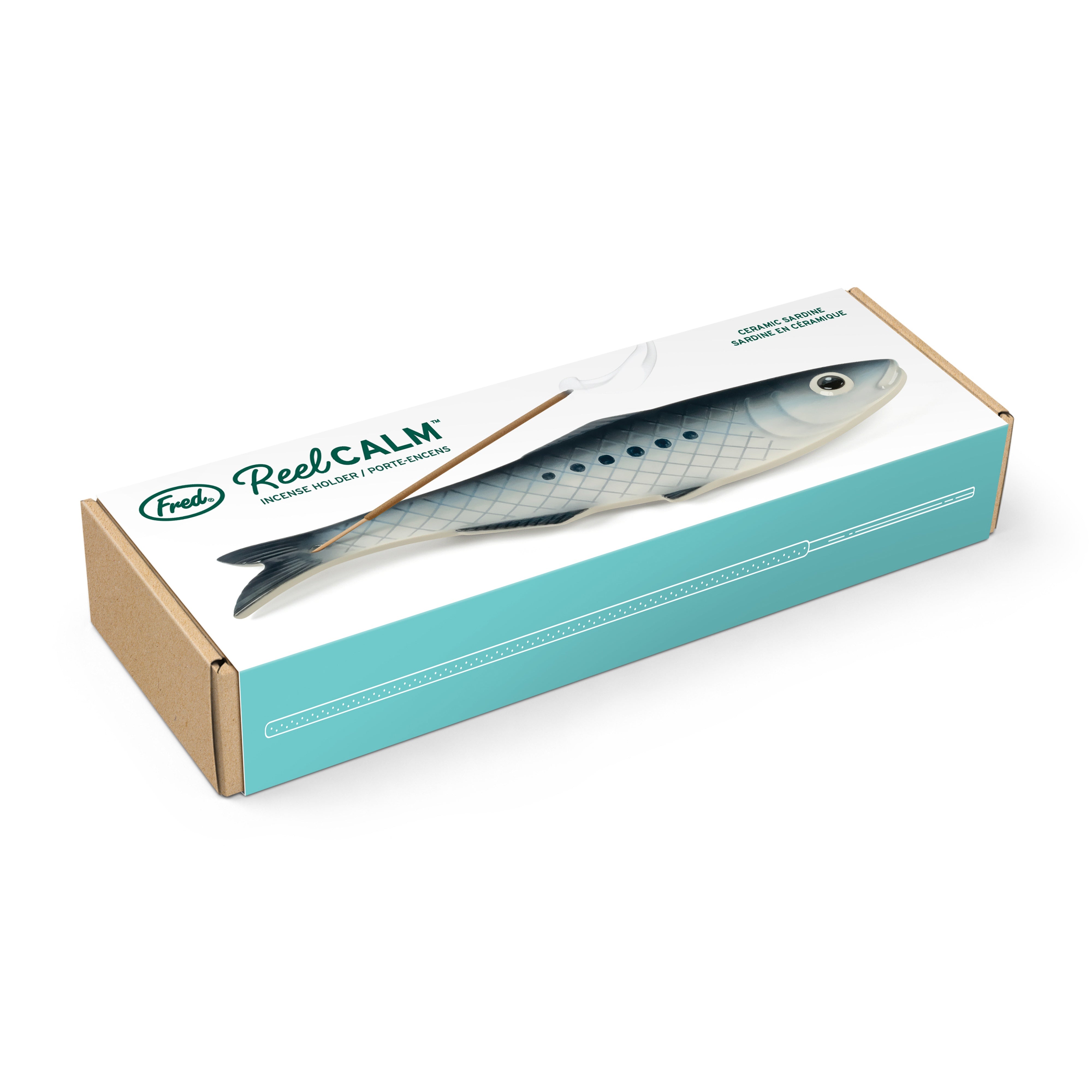 Fred Reel Calm Incense Holder Grey