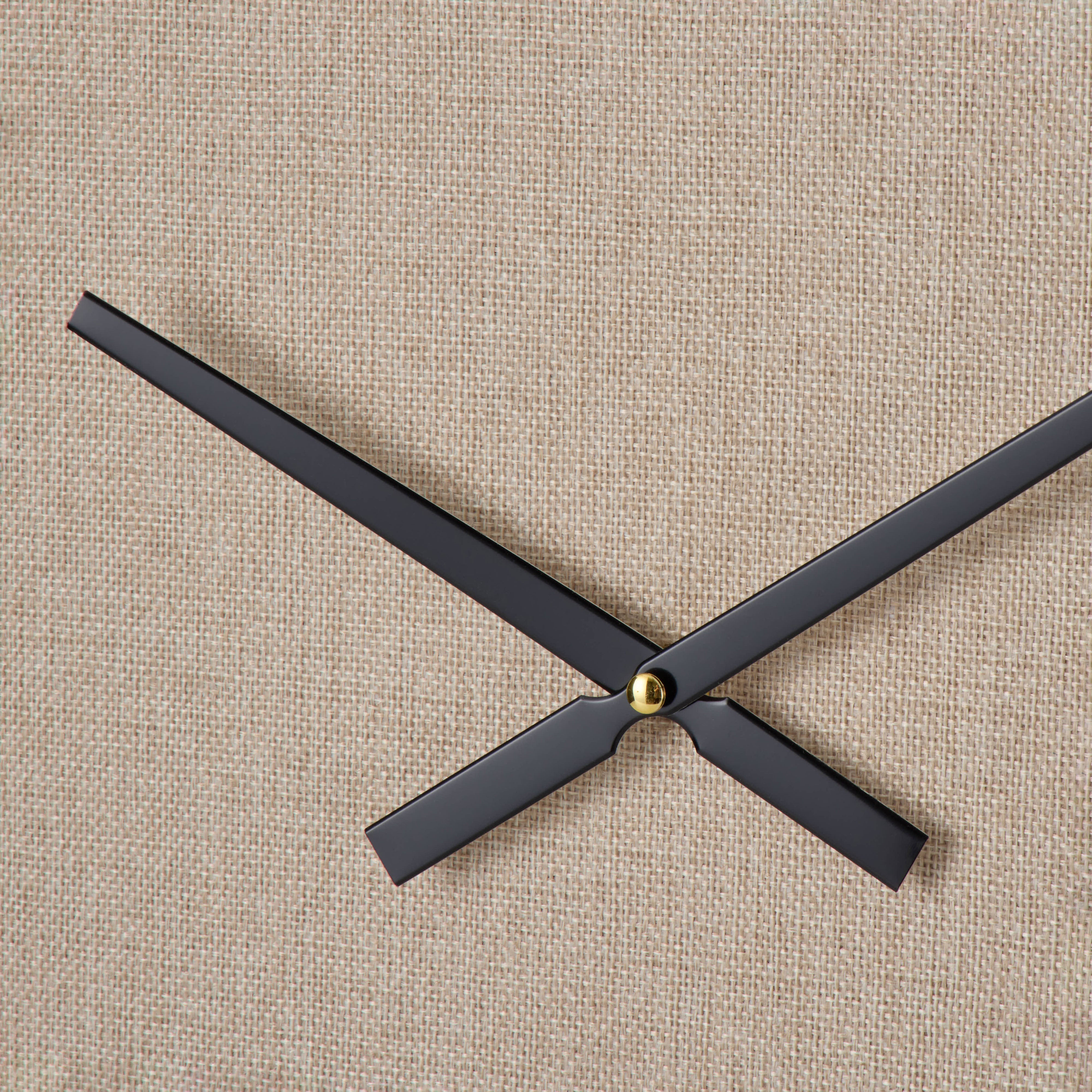 Amalfi Cologne Wall Clock Black & Linen
