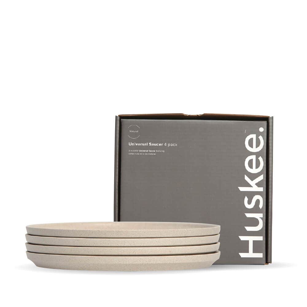 Huskee Natural Cup Classic Saucer 4-Pack (x12)