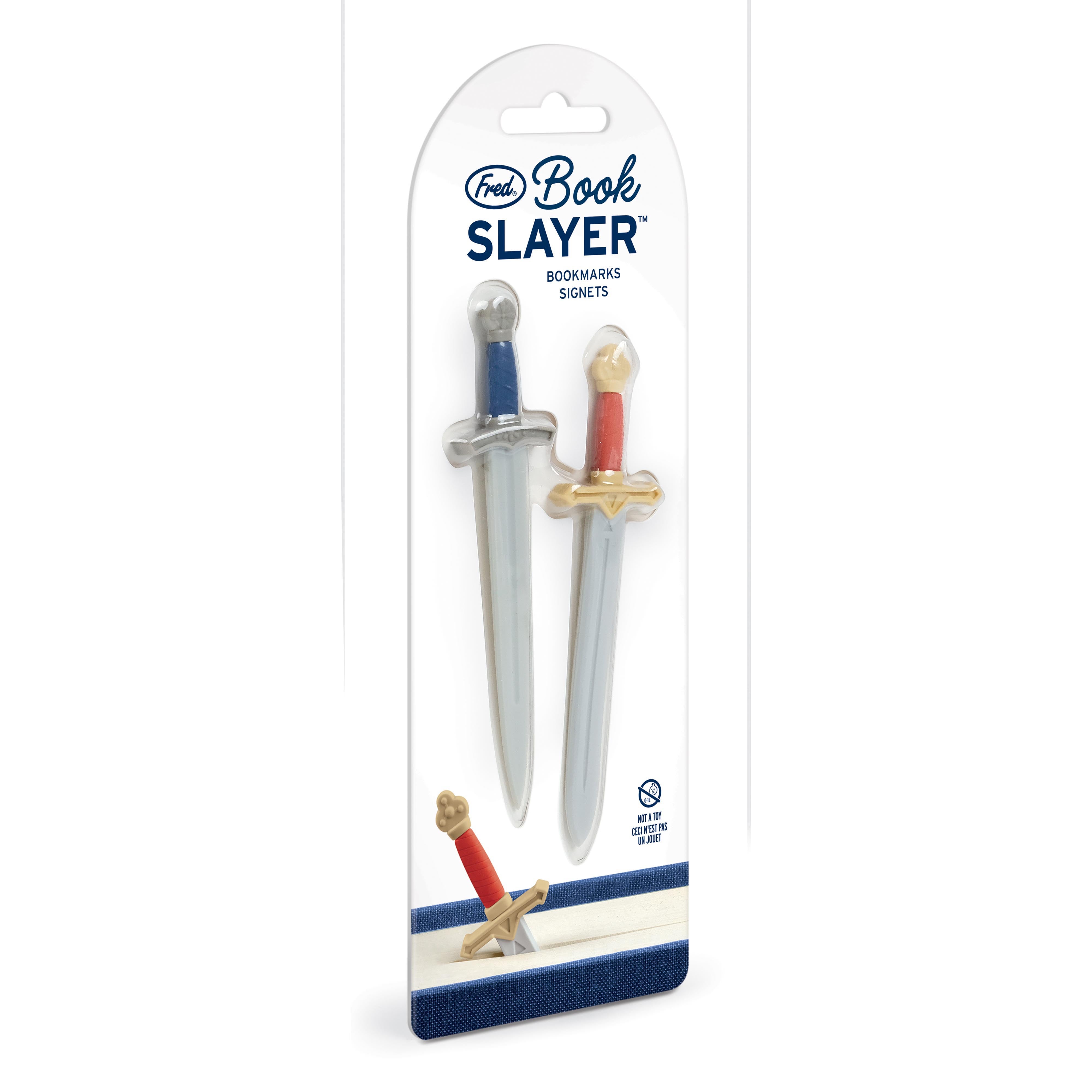 Fred Bookslayer Bookmarks 2 Piece Set Multi-Coloured