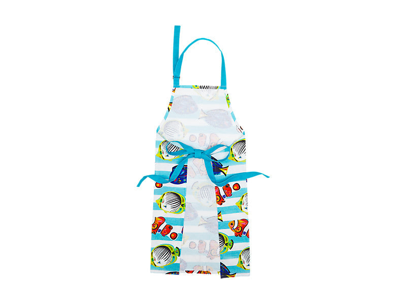 Maxwell & Williams Pete Cromer Ozzie Ocean Cotton Apron Blue 70 x 80cm