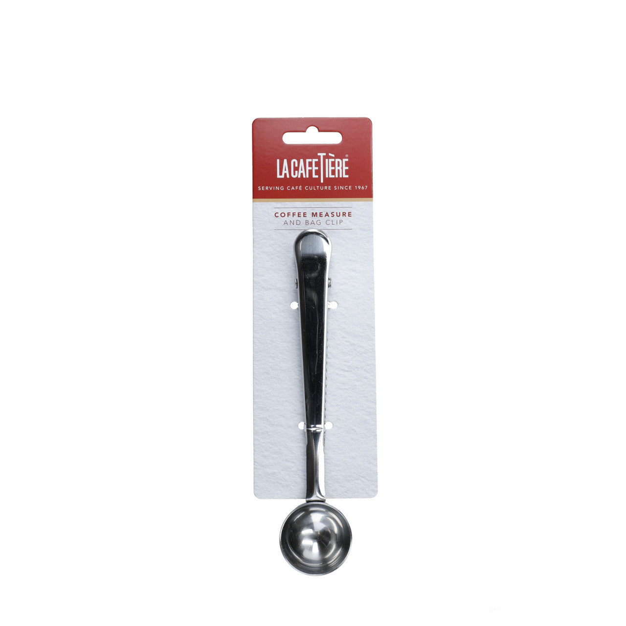 La Cafetière Stainless Steel Coffee Measuring Spoon & Bag Clip