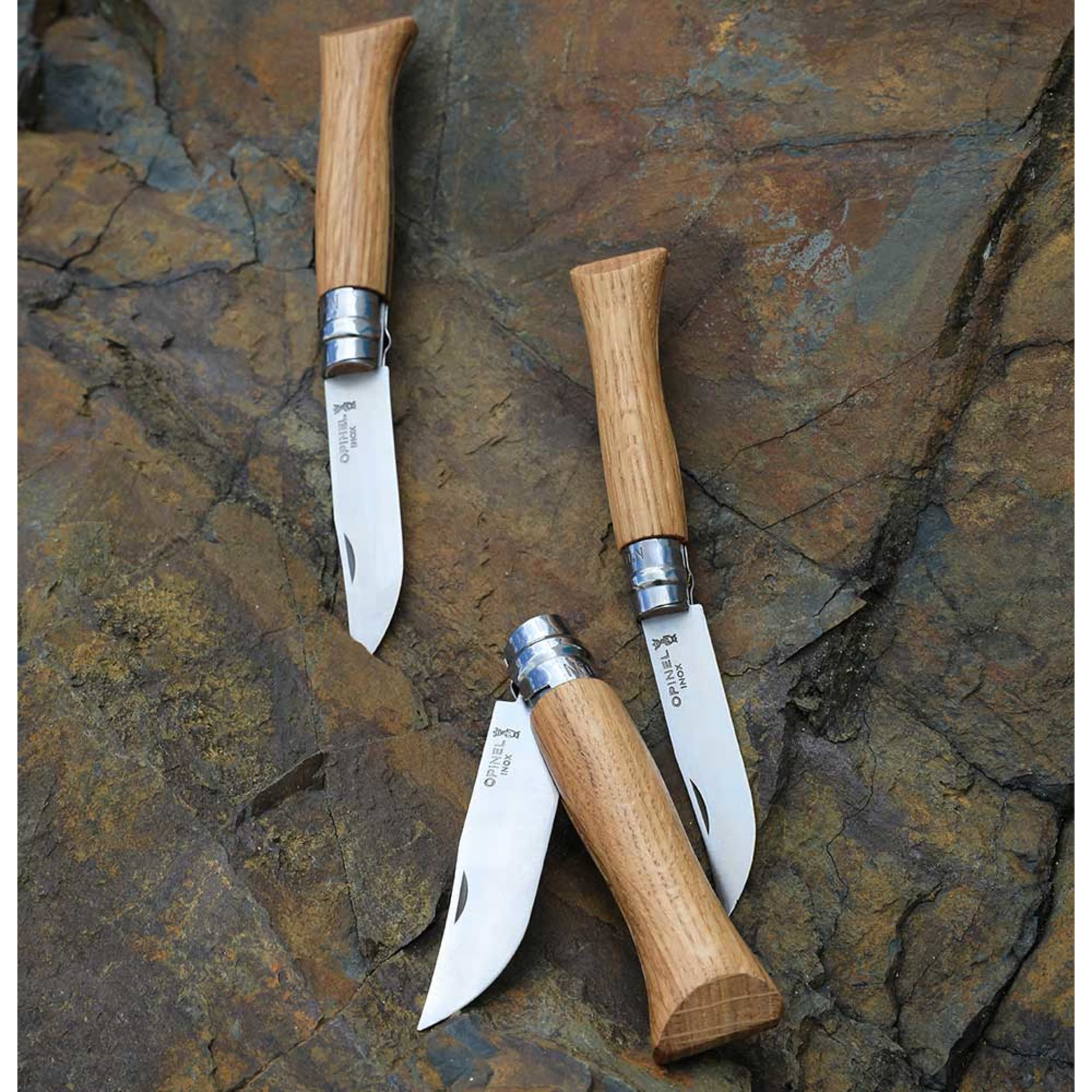 Opinel No.06 Stainless Steel Folding Knife Walnut
