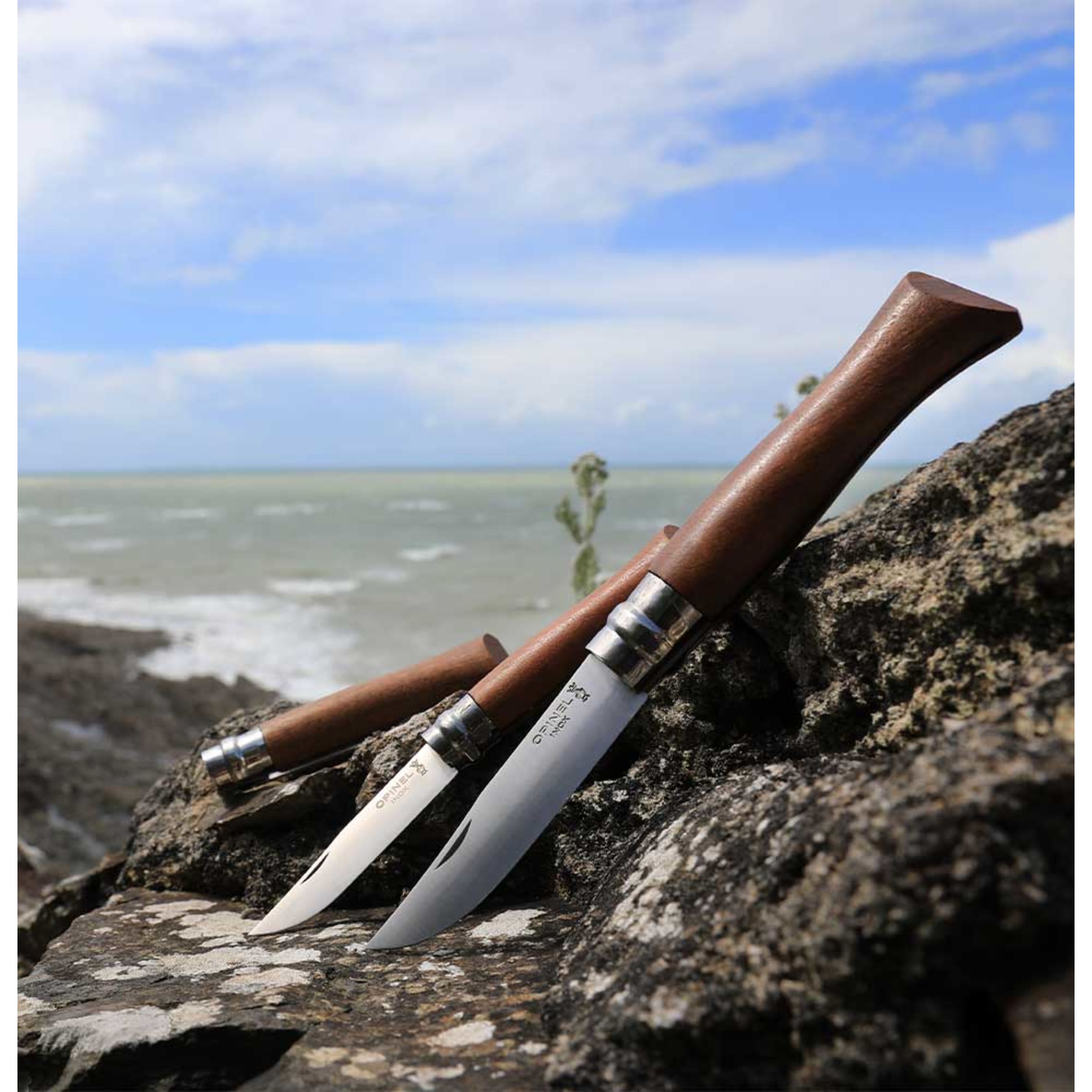 Opinel No.06 Stainless Steel Folding Knife Walnut