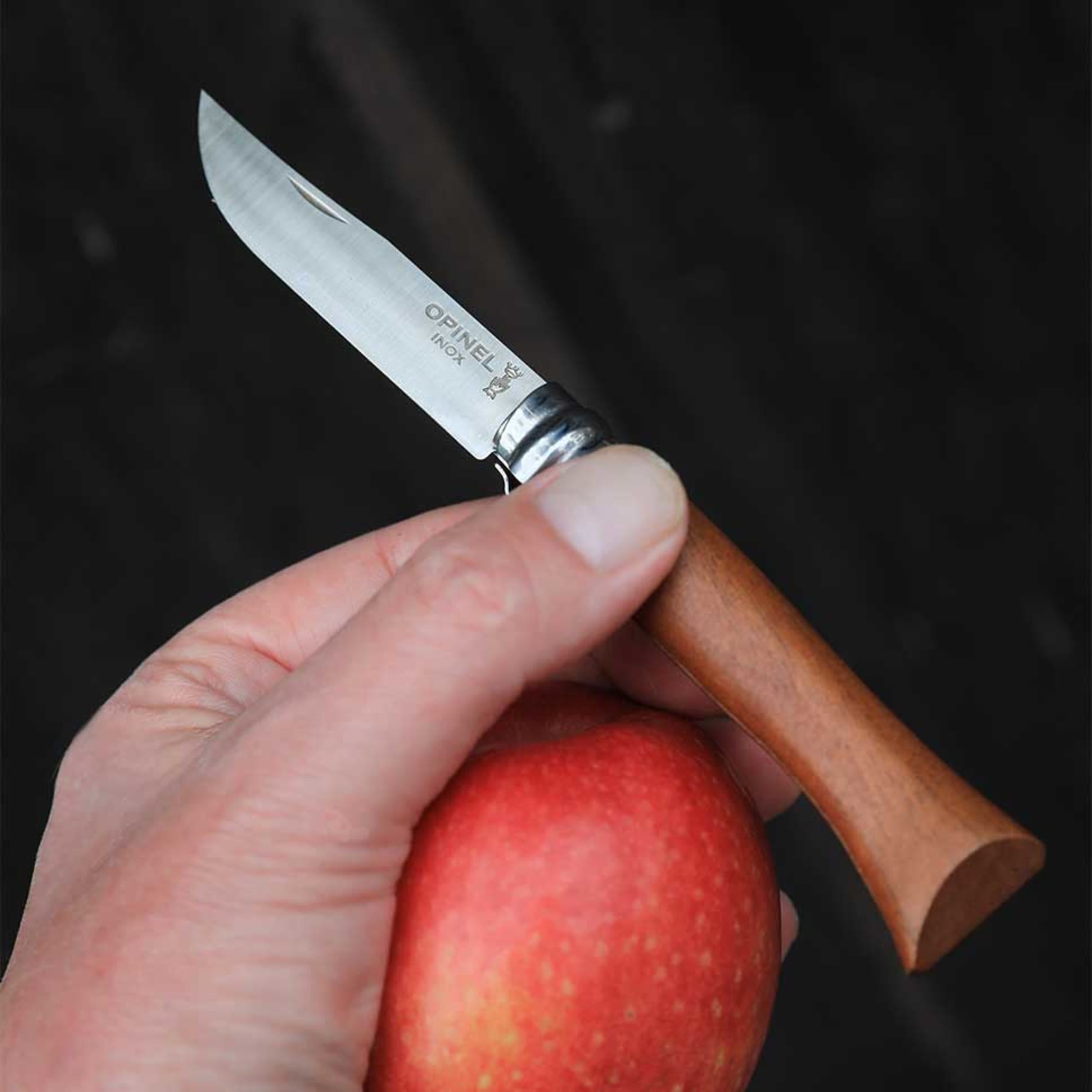 Opinel No.08 Stainless Steel Folding Knife Oak