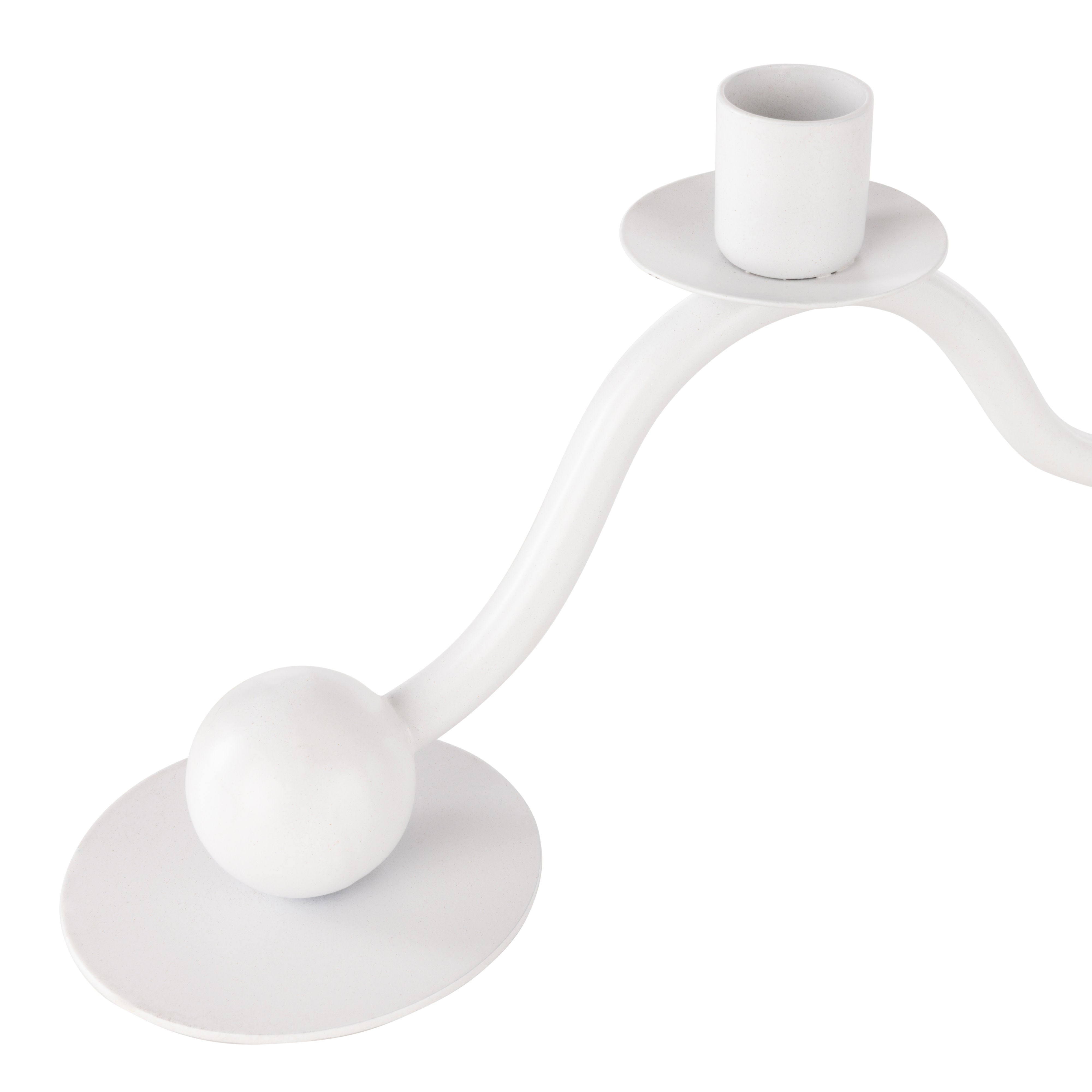 Amalfi Rexley Candle Holder White
