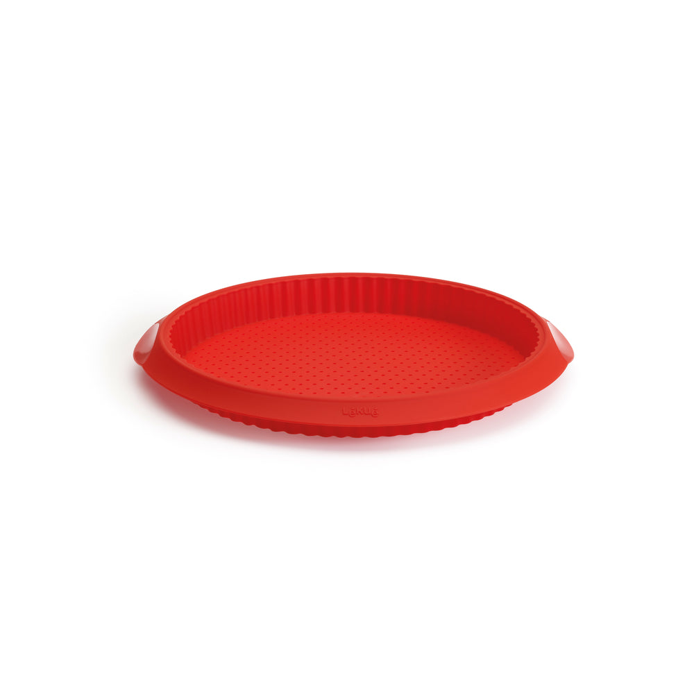 Lékué Perforated Quiche Mould 28cm Red