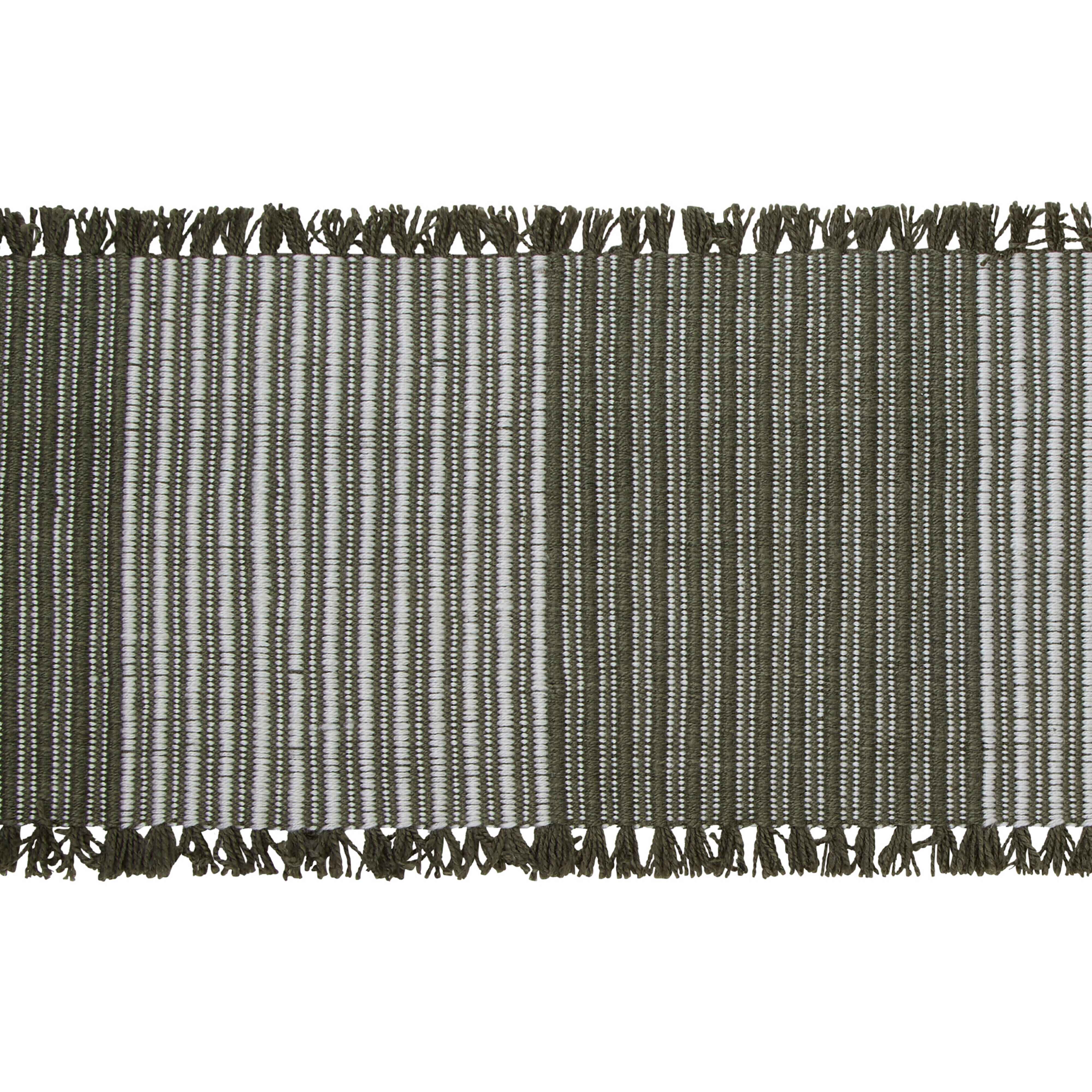 Amalfi Cai Table Runner Green & Natural