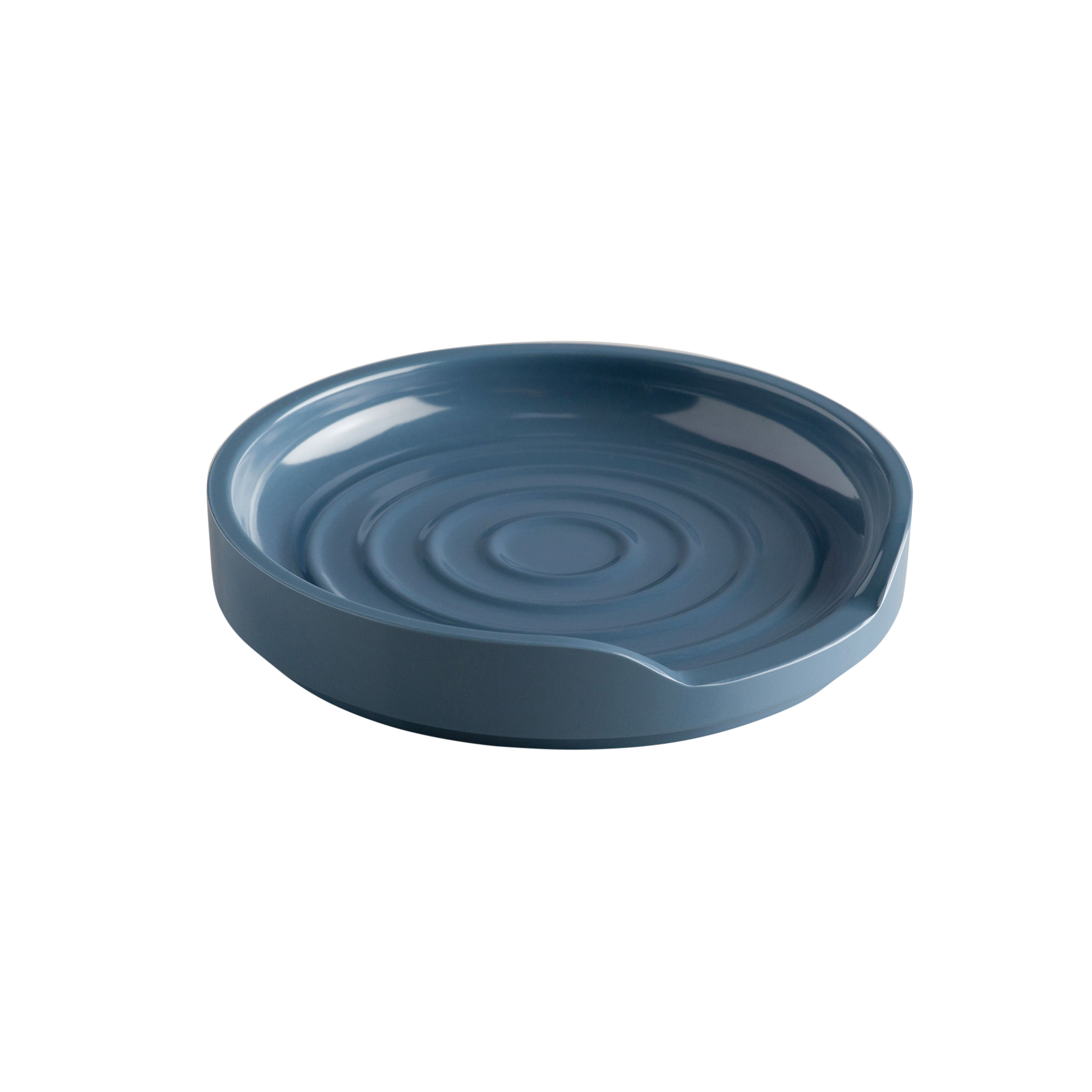 Zeal Melamine Spoon Rest Dark Blue