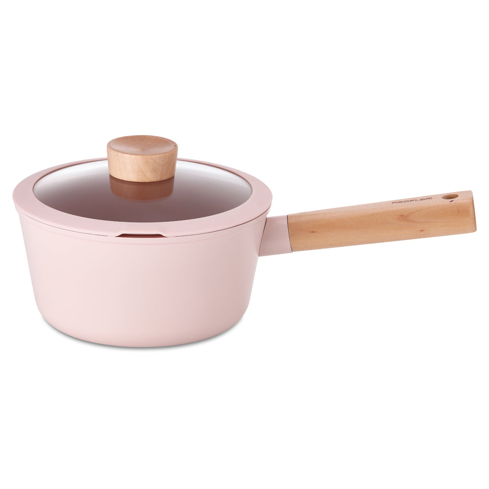 Neoflam Blossom 18cm Sauce pan Induction Pink