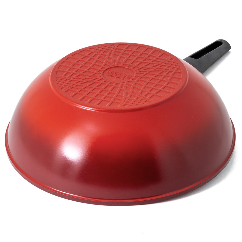 Neoflam Amie 30cm Wok Pan Induction Red