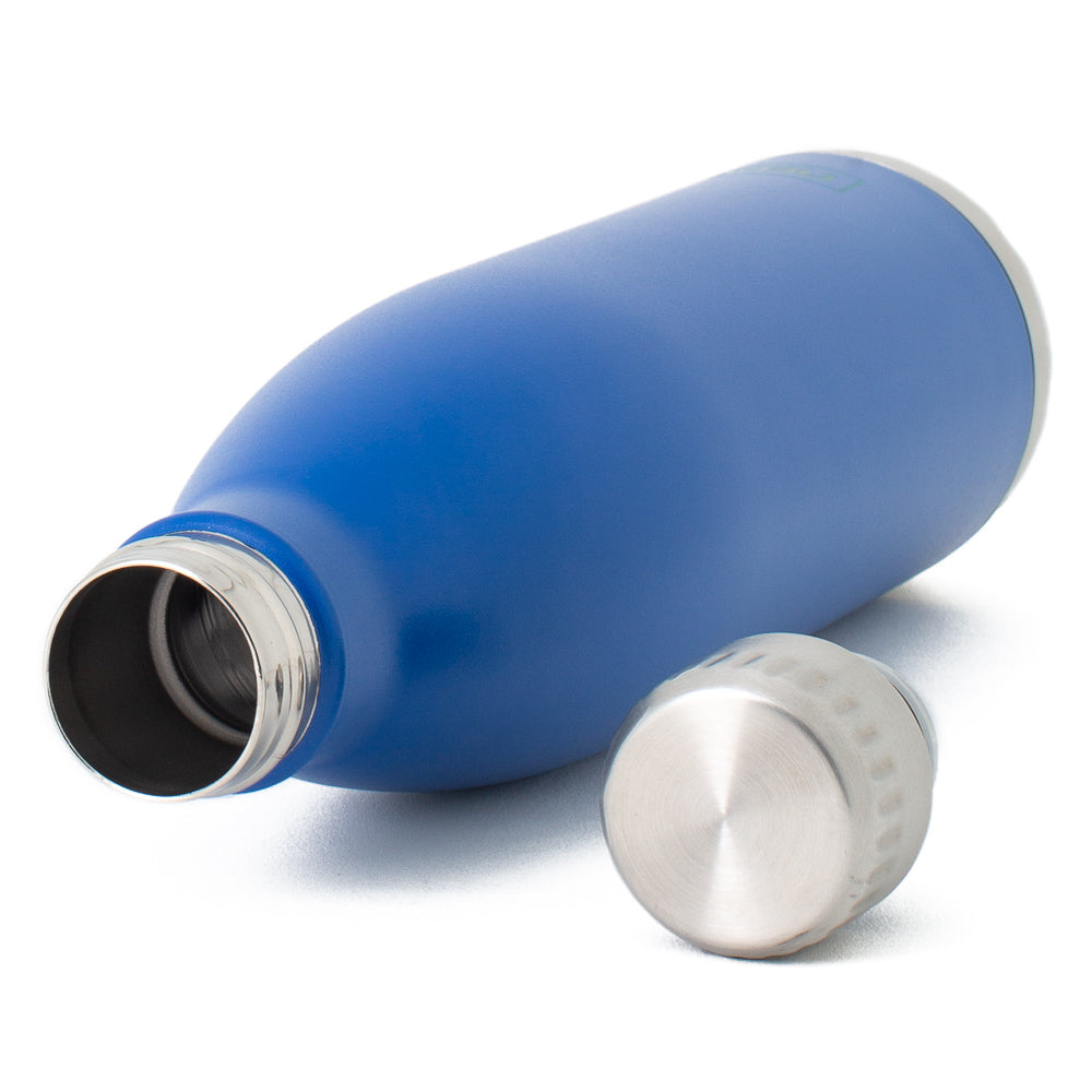 750ml Neoflam Classic Stainless Steel Double Walled and Vacuum Insulated Water Bottle Blue