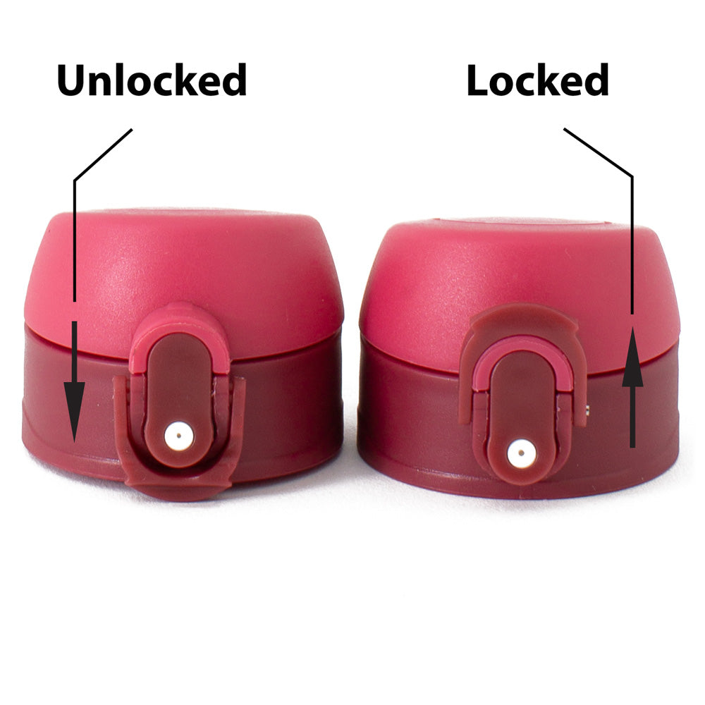 320ml Neoflam Kids Stainless Steel Double Walled and Vacuum Insulated Water Bottle Red Metal