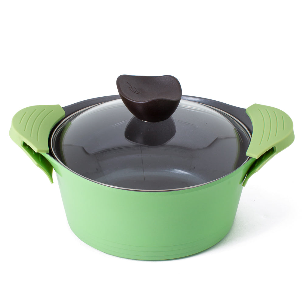 Neoflam Nature+ 20cm Casserole Induction Apple Green