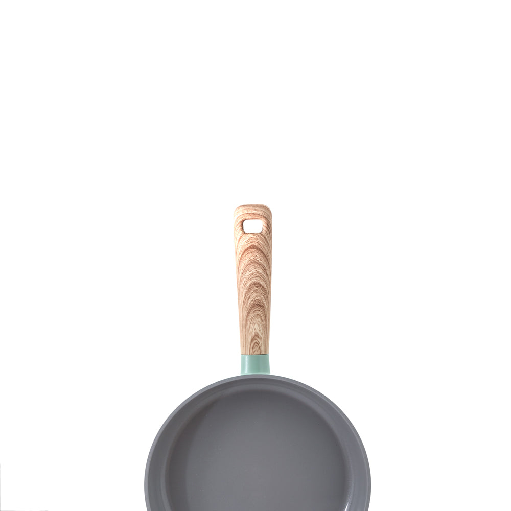 Neoflam Retro 18cm Sauce Pan Induction with Glass  Lid Green Demer