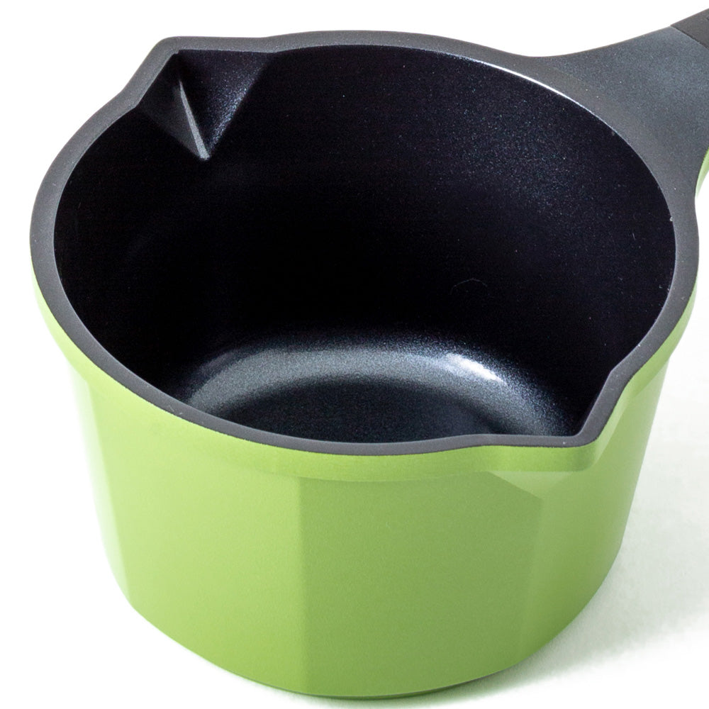Neoflam Venn 14cm Milk Pan Non-Induction Green 1.1L