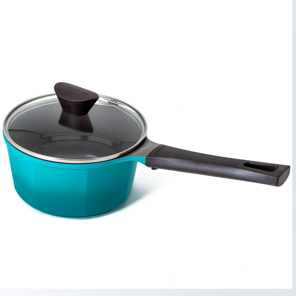 Neoflam Venn 18cm Sauce Pan Induction Turquoise 2.0L