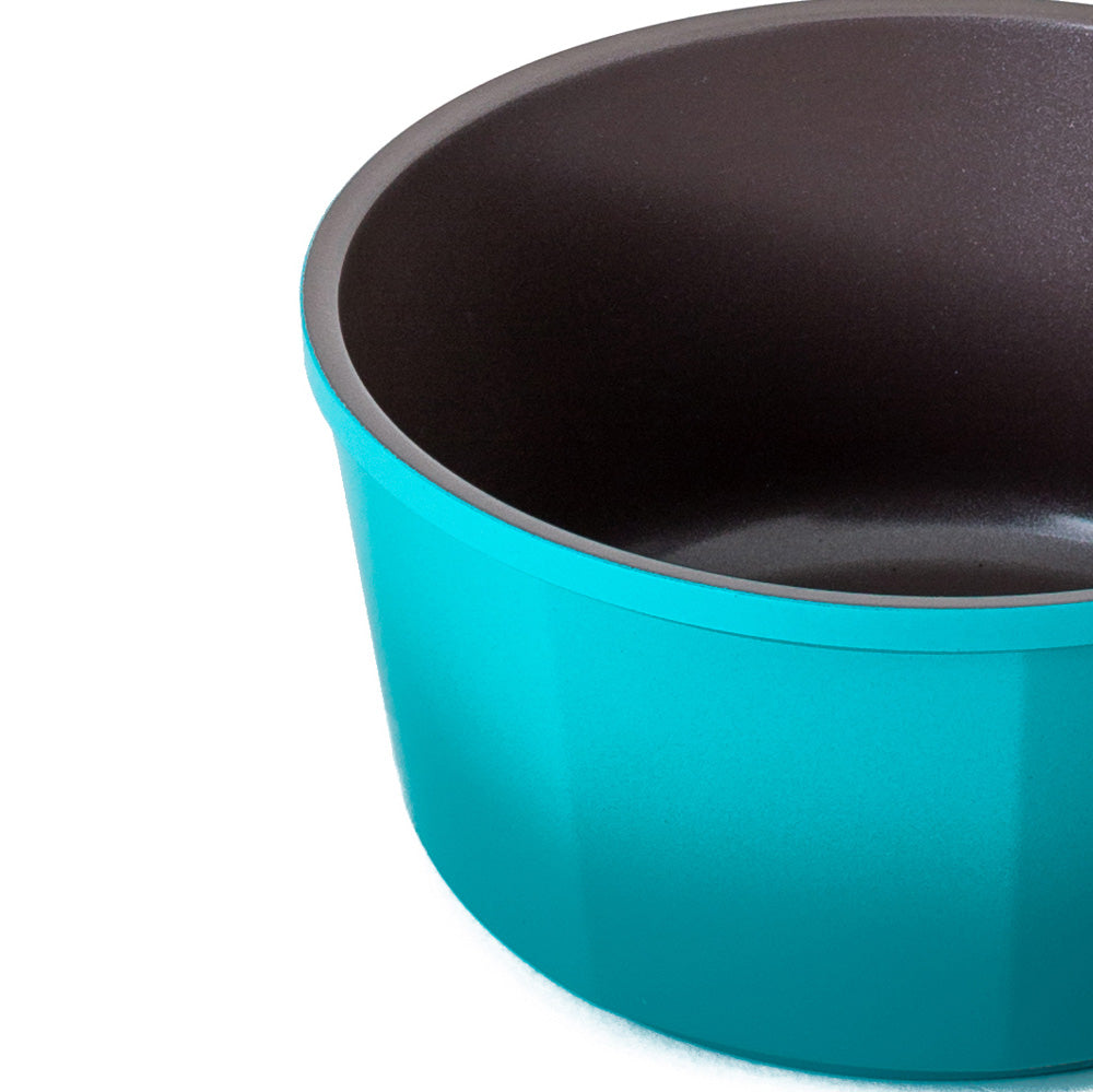 Neoflam Venn 18cm Sauce Pan Induction Turquoise 2.0L
