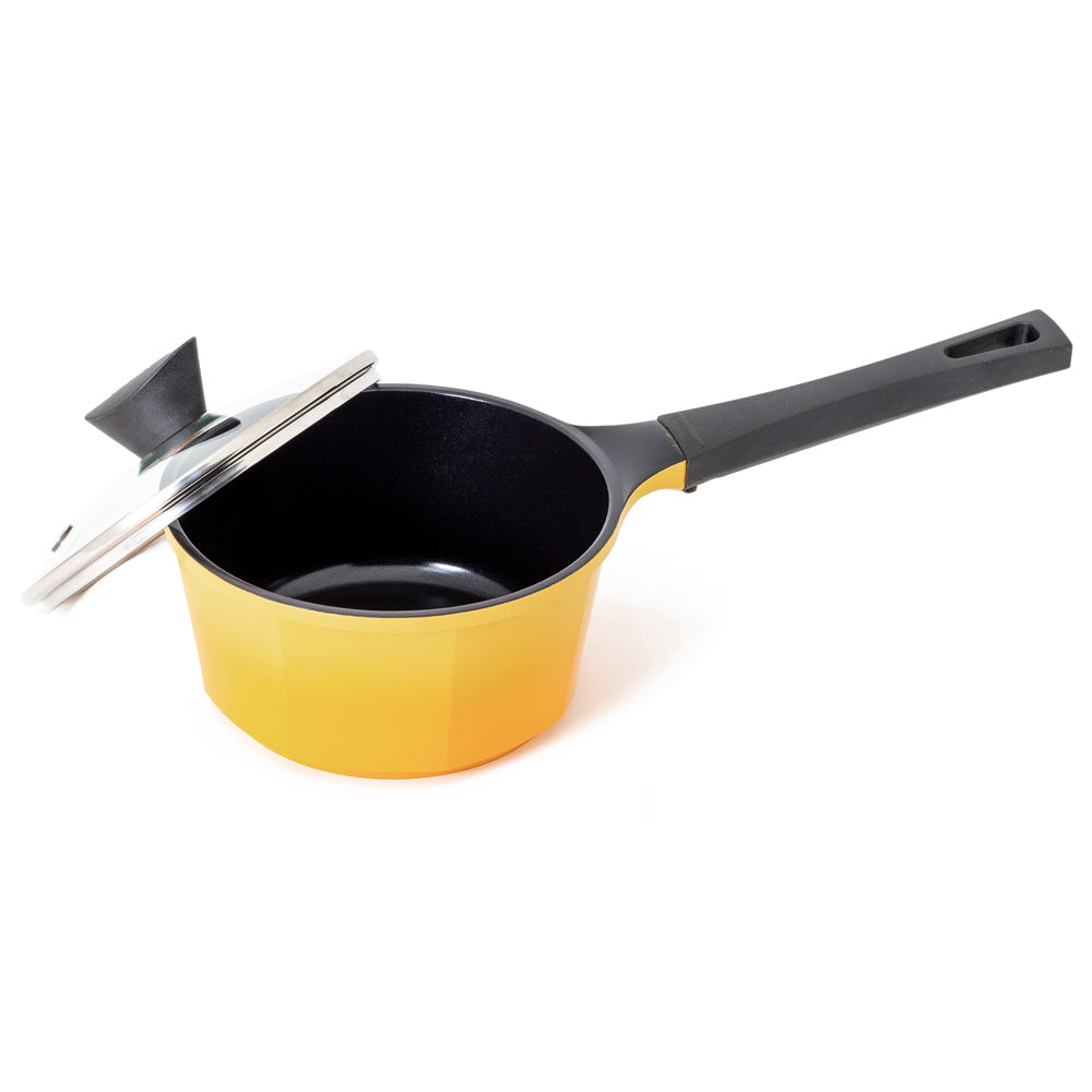 Neoflam Venn 18cm Sauce Pan Induction Yellow 2.0L