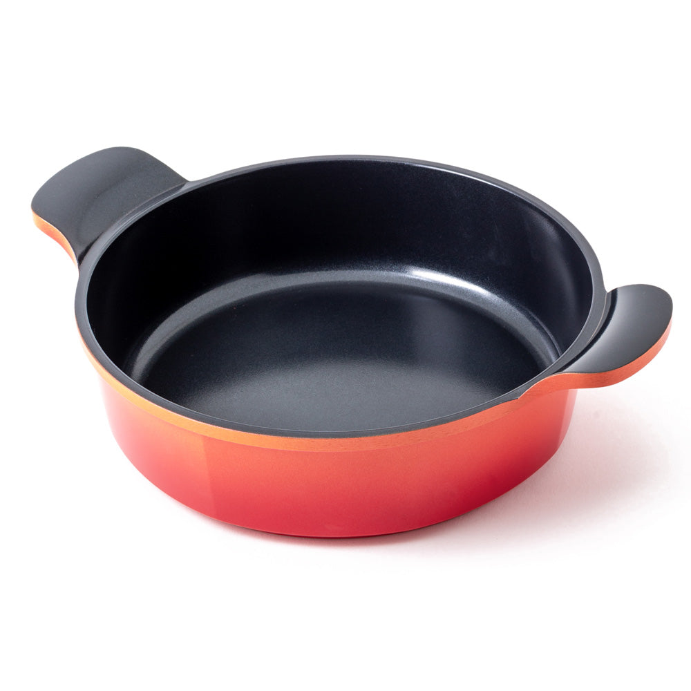 Neoflam Venn 24cm Low casserole Induction Orange 2.7L