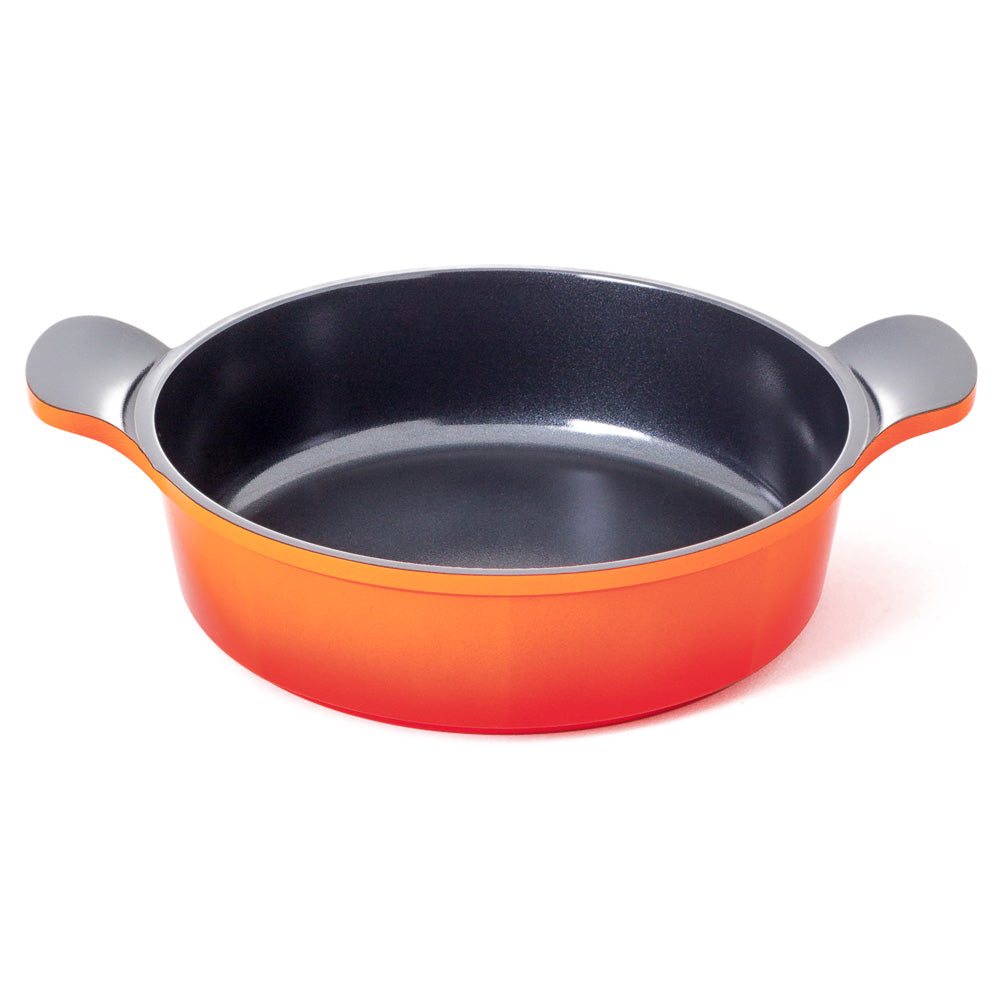 Neoflam Venn 24cm Low casserole Induction Orange 2.7L