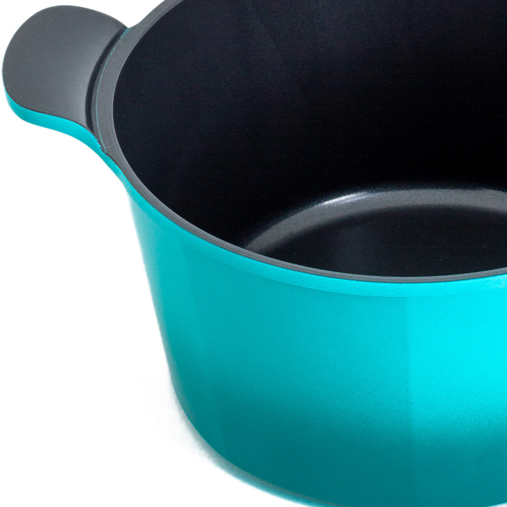 Neoflam Venn 26cm Deep Casserole induction Turquoise 6.25L