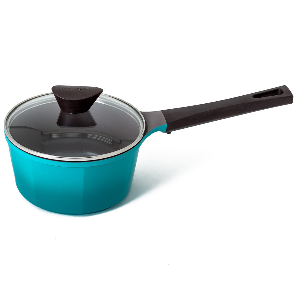 Neoflam Venn 18cm Sauce Pan Induction Turquoise 2.0L