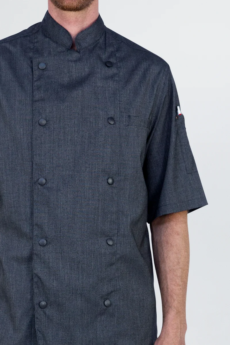 Aussie Chef New York Press Stud Jacket - L