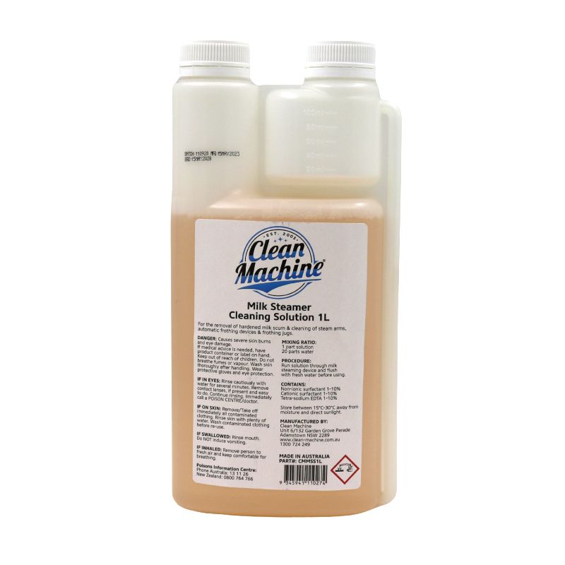 Clean Machine Milk Steamer Solution 1L
