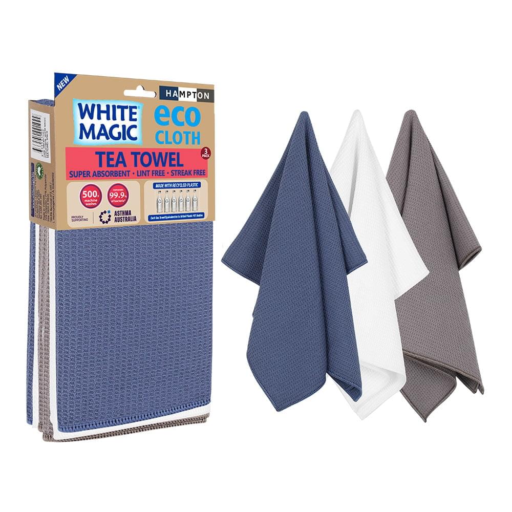 Eco Cloth Tea Towel 3 Pack