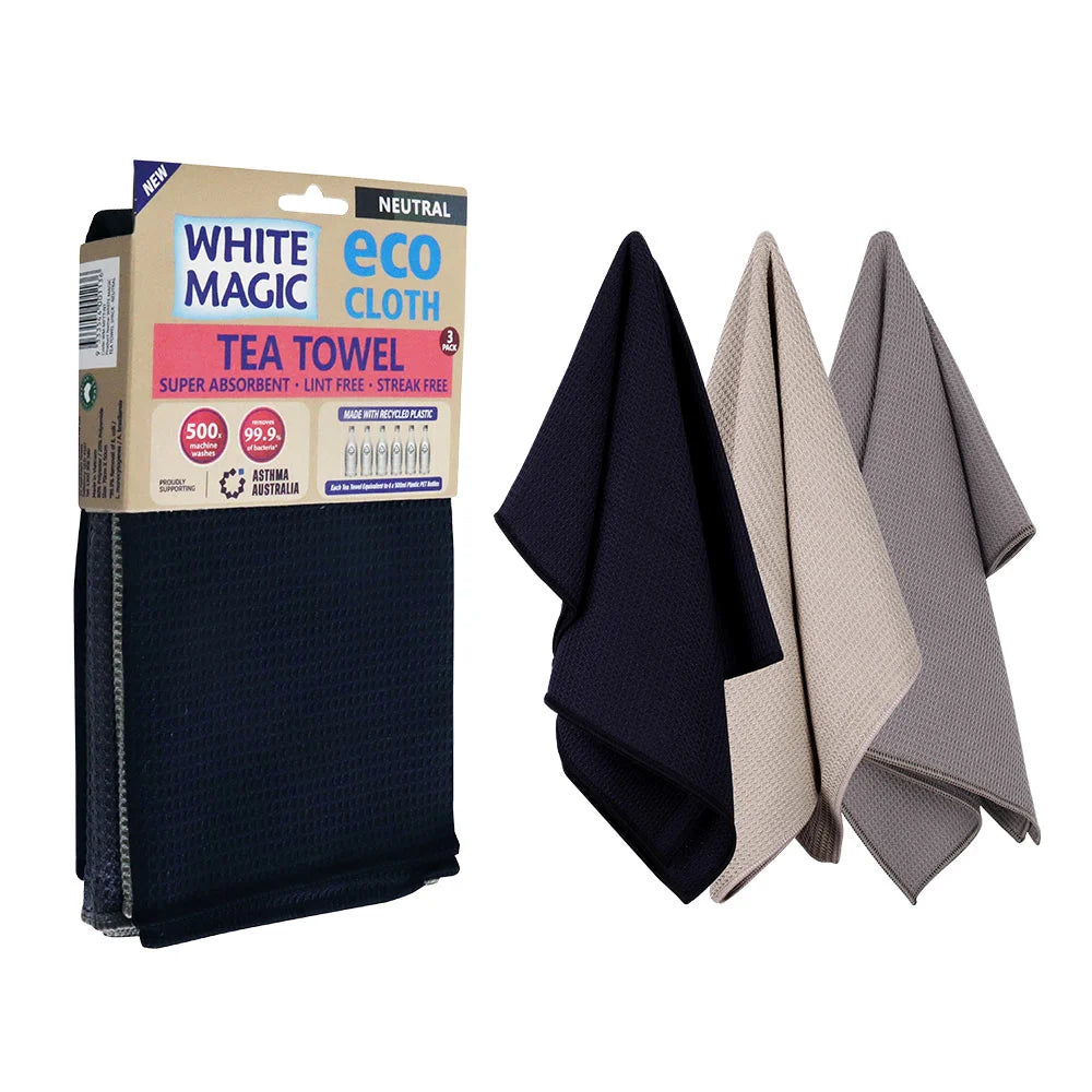 Eco Cloth Tea Towel 3 Pack