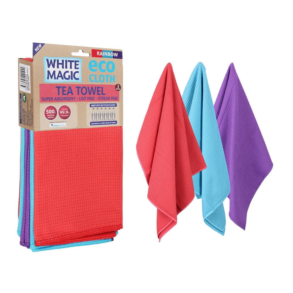 Eco Cloth Tea Towel 3 Pack