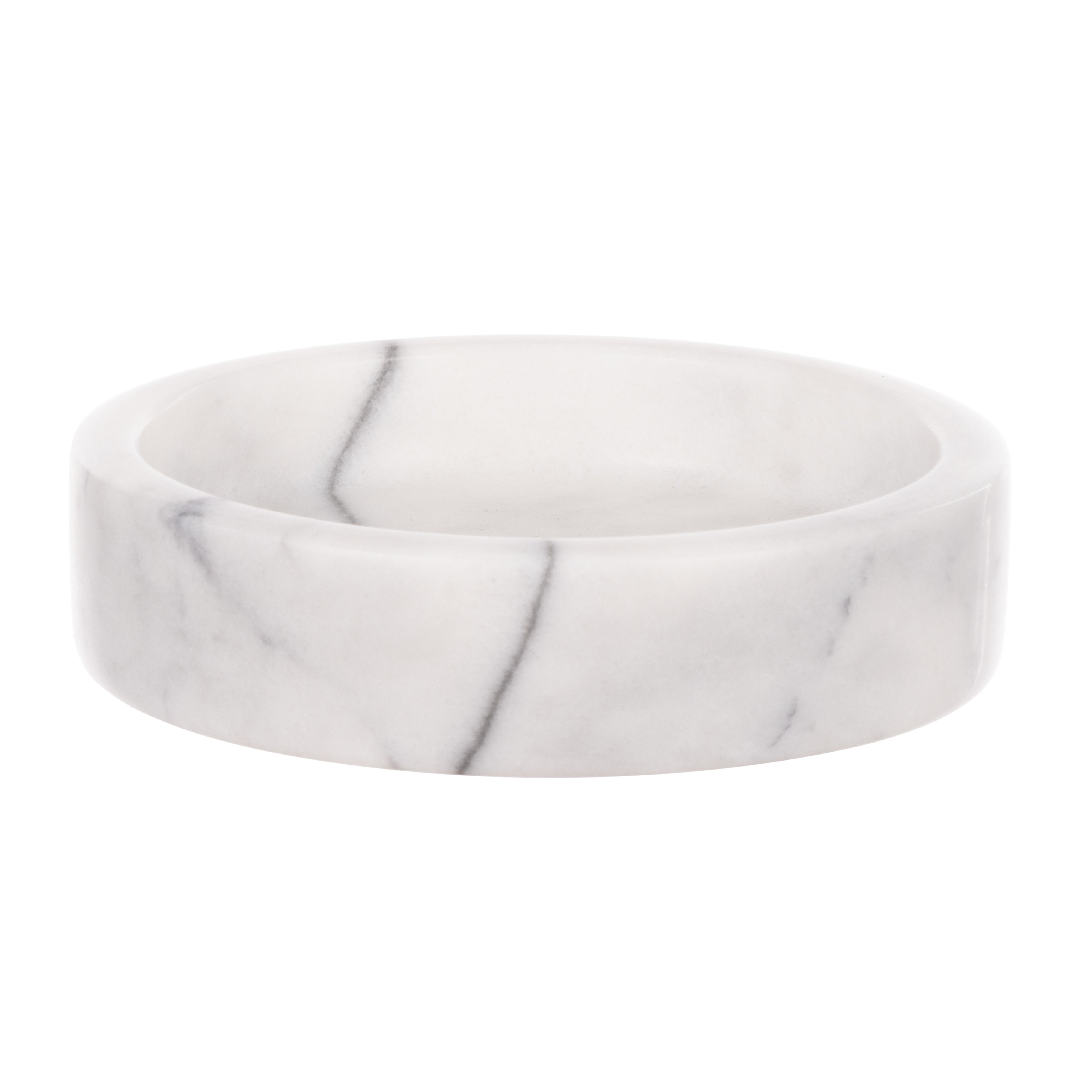 Davis & Waddell Nuvolo Marble Wine Bottle Coaster White Grey